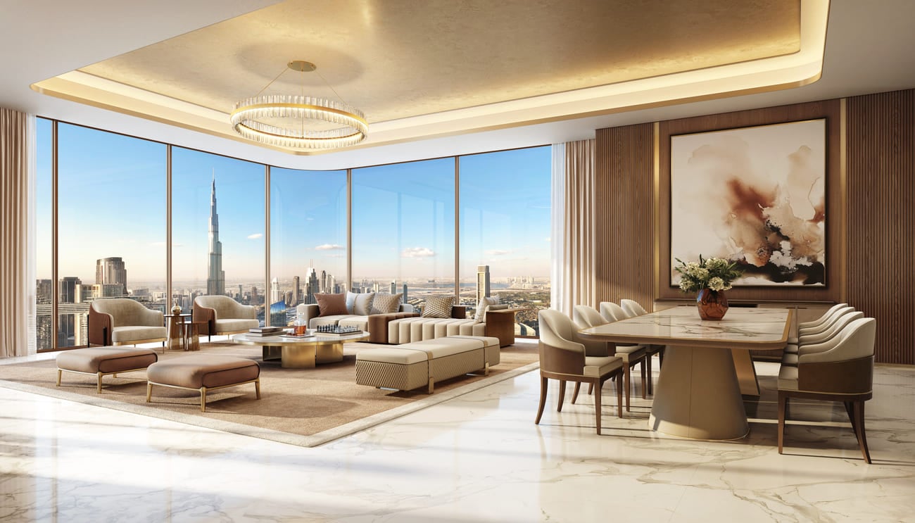 Trump International Hotel and Tower by Dar Global, image 11 of 15. Render supplied by developer.