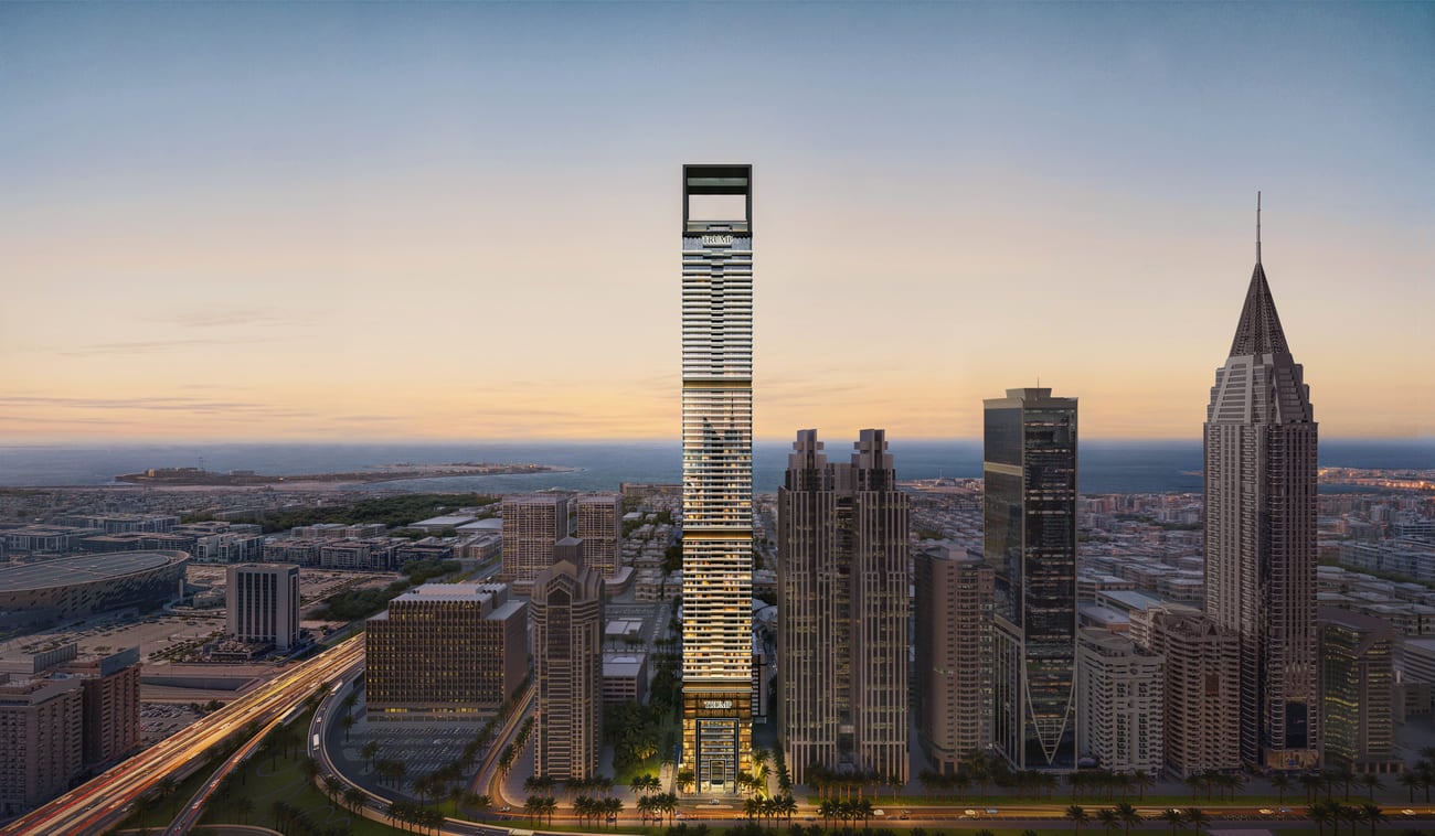 Trump International Hotel and Tower by Dar Global, image 5 of 15. Render supplied by developer.