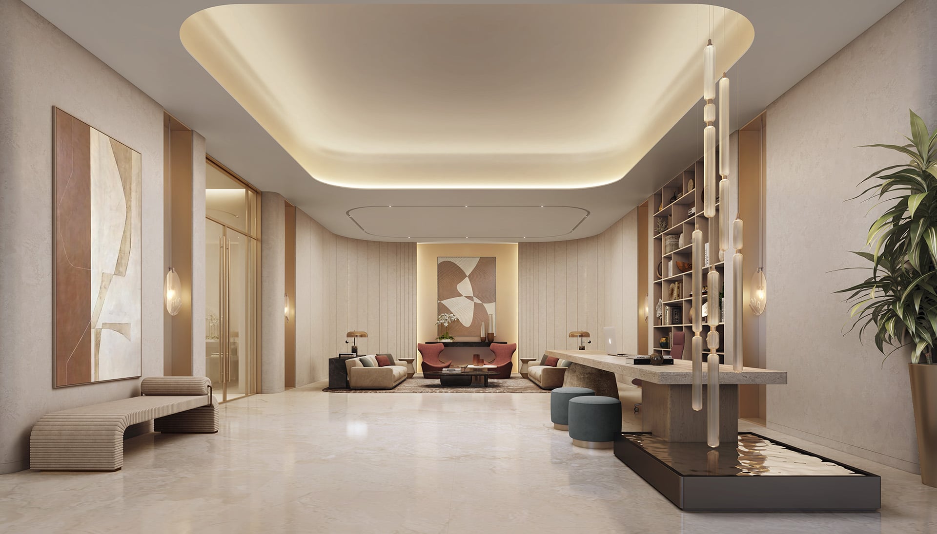 Palm Beach Towers by Nakheel, image 8 of 8. Render supplied by developer.