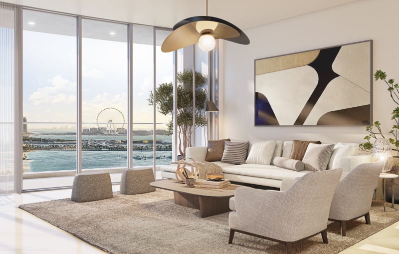 Palm Beach Towers by Nakheel, image 4 of 8. Render supplied by developer.