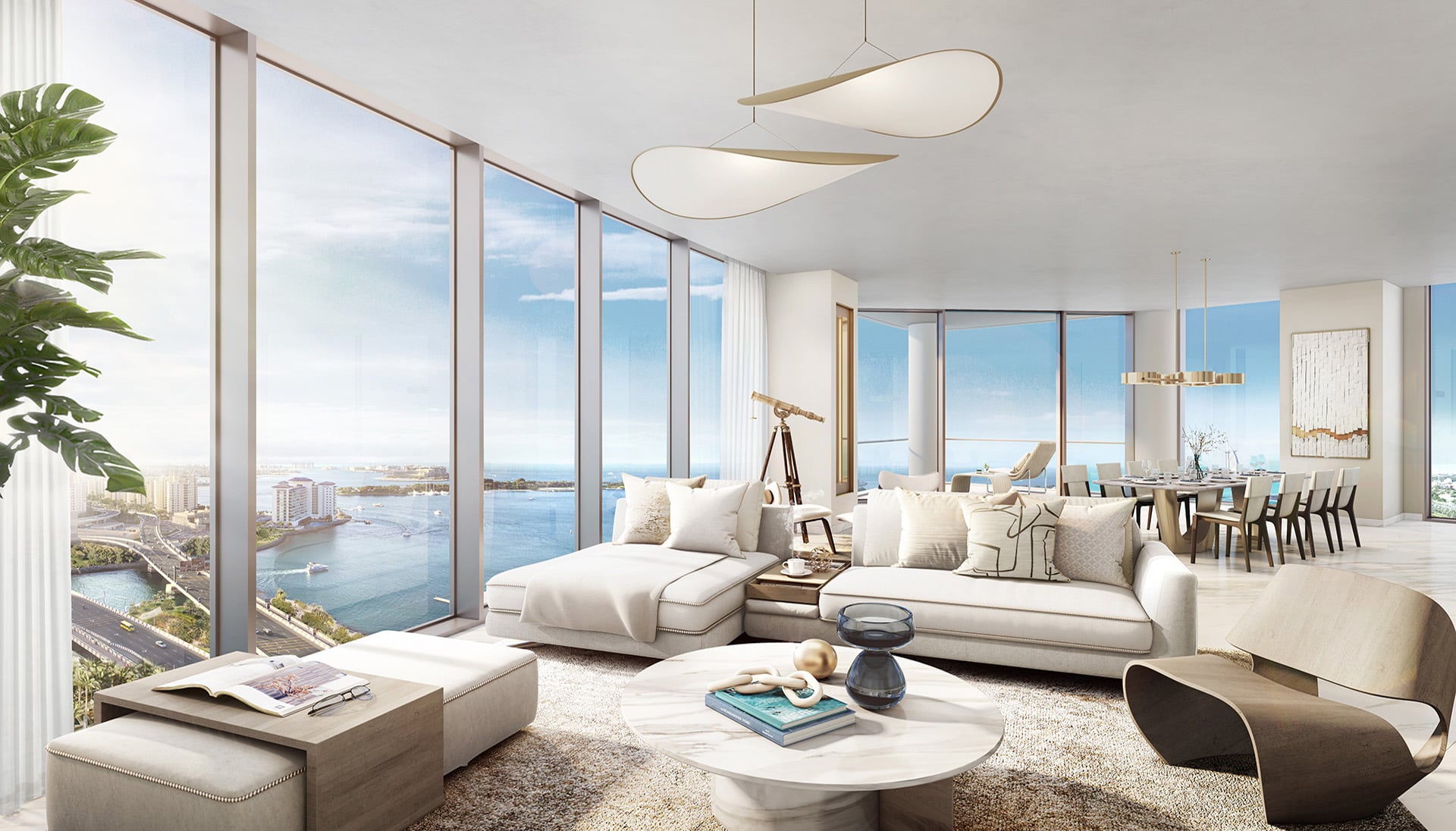 Palm Beach Towers by Nakheel, image 6 of 8. Render supplied by developer.