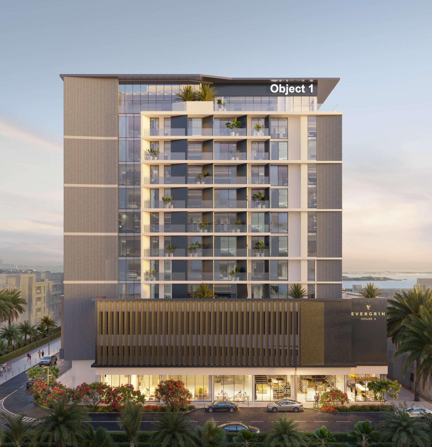 EVERGR1N House 4 by Object One, image 2 of 12. Render supplied by developer.