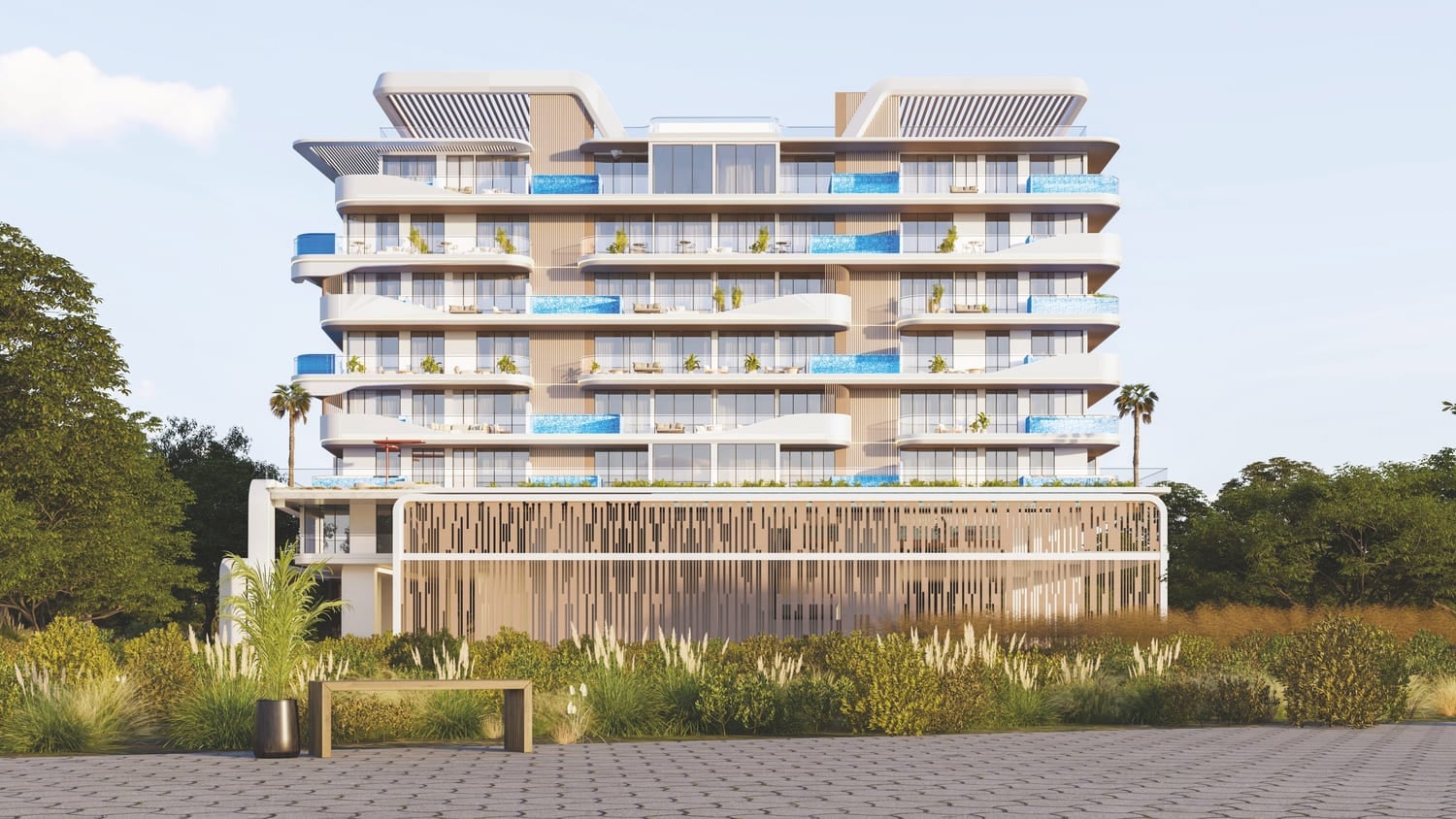 Ocean Pearl 1 and 2 by Samana, image 4 of 12. Render supplied by developer.