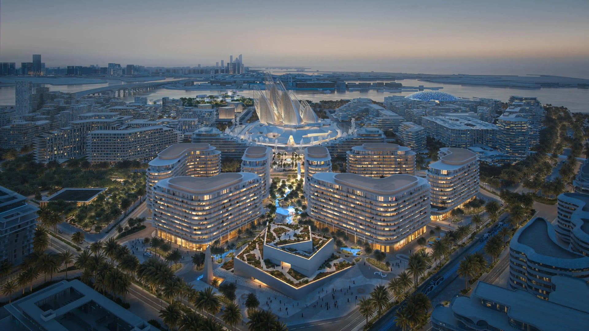 The Row Saadiyat by Aldar, image 3 of 9. Render supplied by developer.
