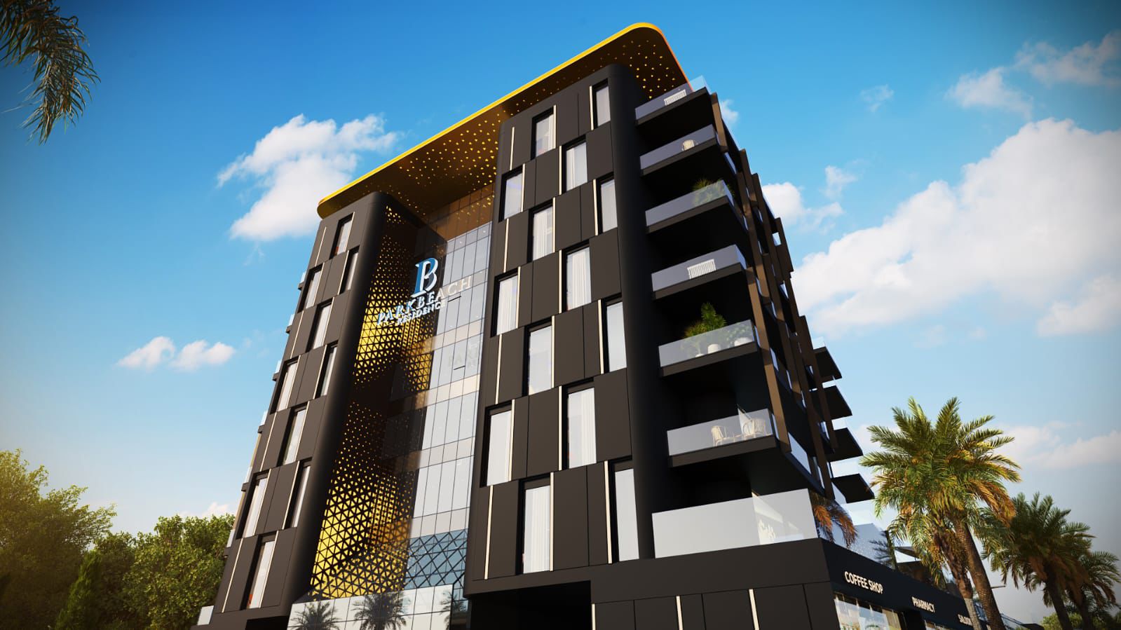 Park Beach Residence by Park Group, image 1 of 9. Render supplied by developer.