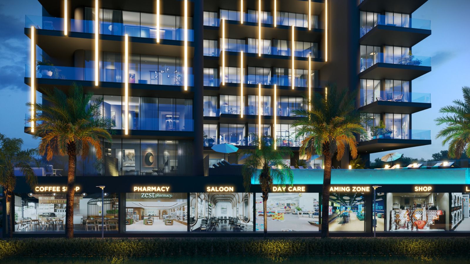 Park Beach Residence by Park Group, image 2 of 9. Render supplied by developer.