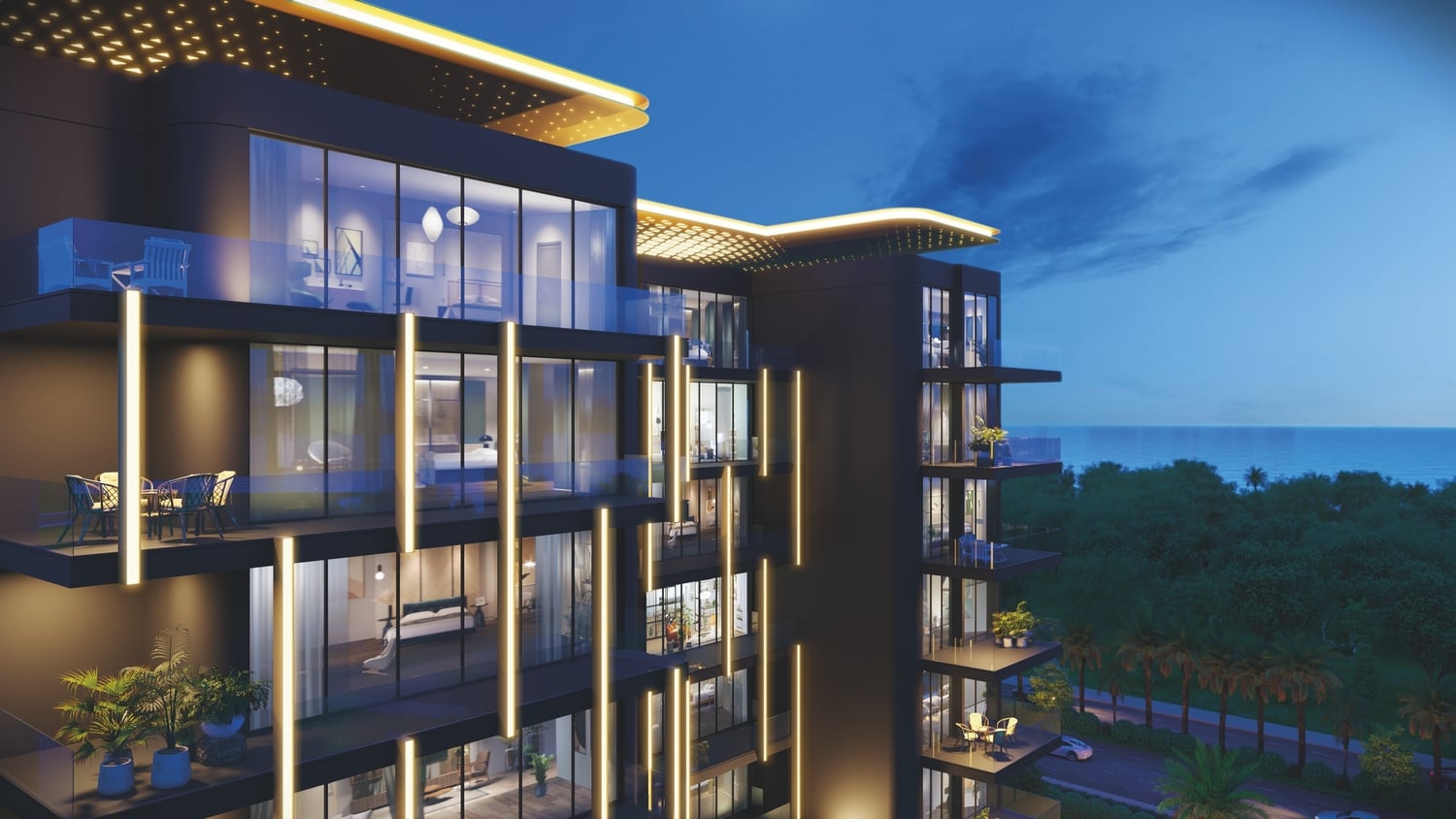 Park Beach Residence by Park Group, image 4 of 9. Render supplied by developer.