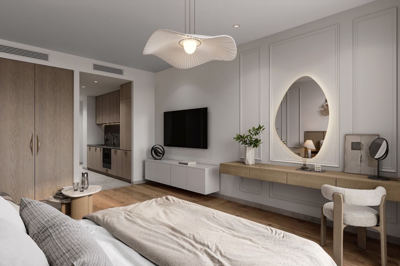 ESSENL1FE Residence by Object One, image 2 of 11. Render supplied by developer.