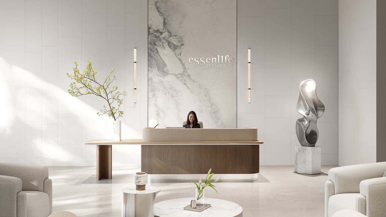 ESSENL1FE Residence by Object One, image 10 of 11. Render supplied by developer.