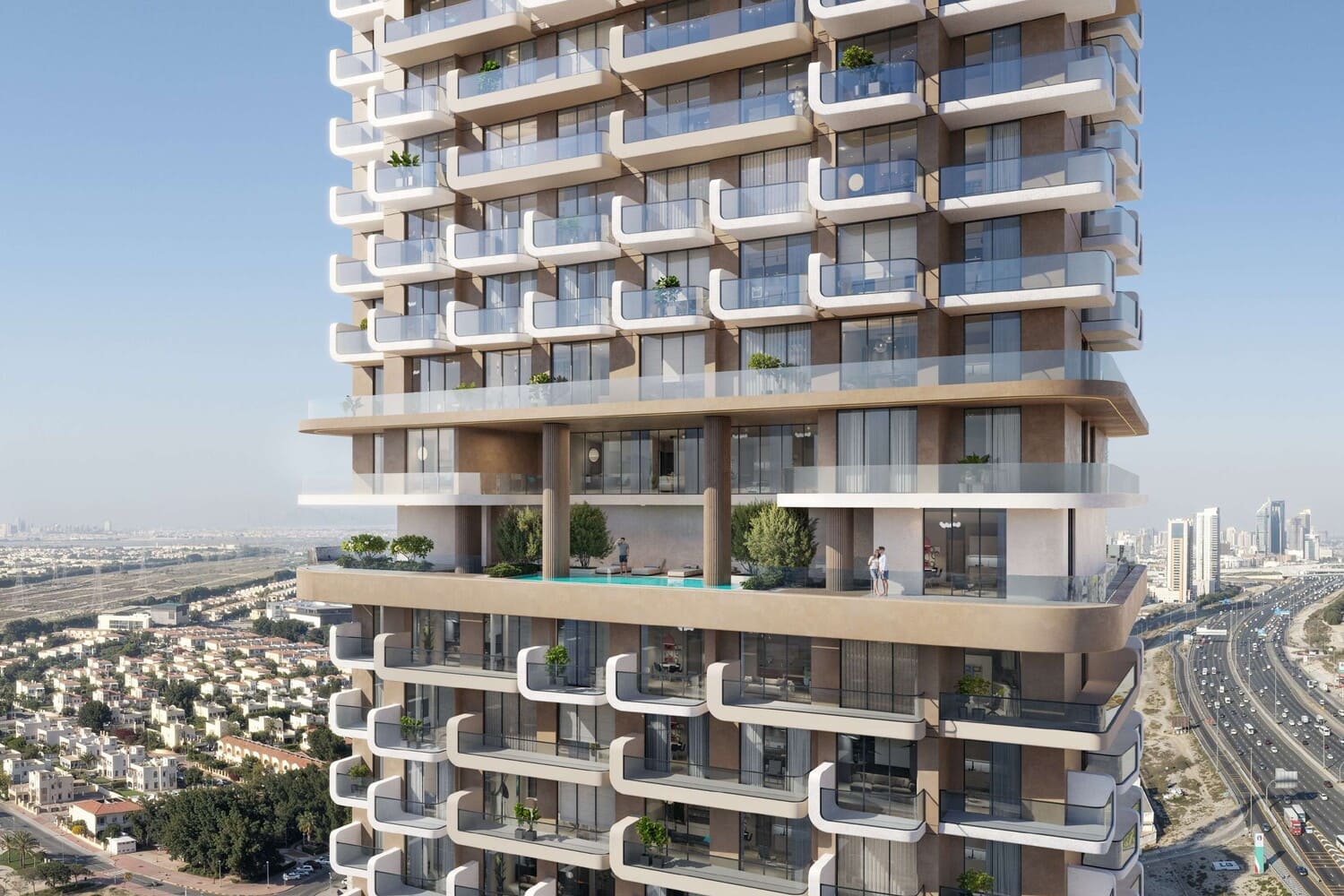 ELAR1S Sky by Object One, JVT (Jumeirah Village Triangle). Render supplied by developer.