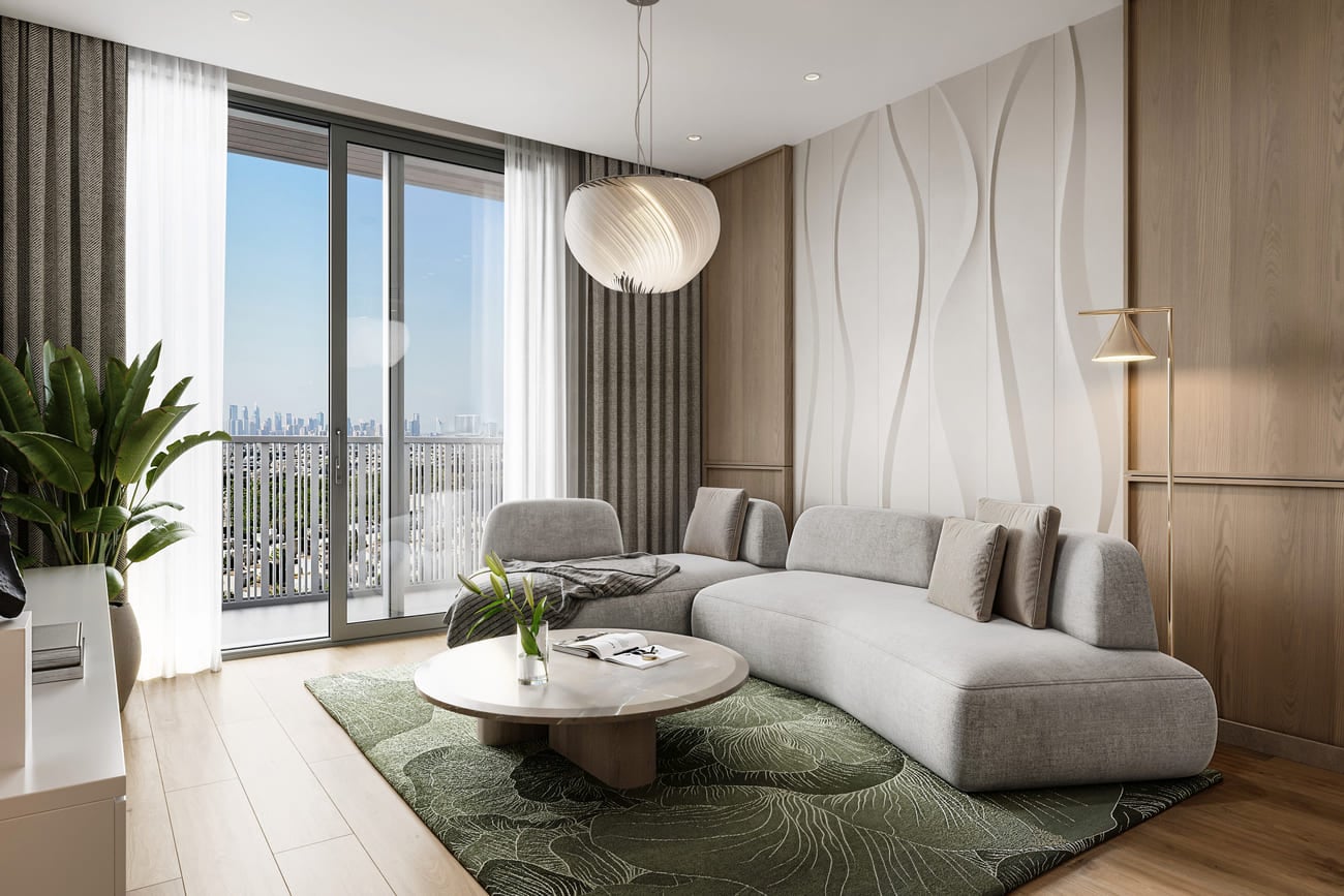 ESSENL1FE Residence by Object One, image 5 of 11. Render supplied by developer.