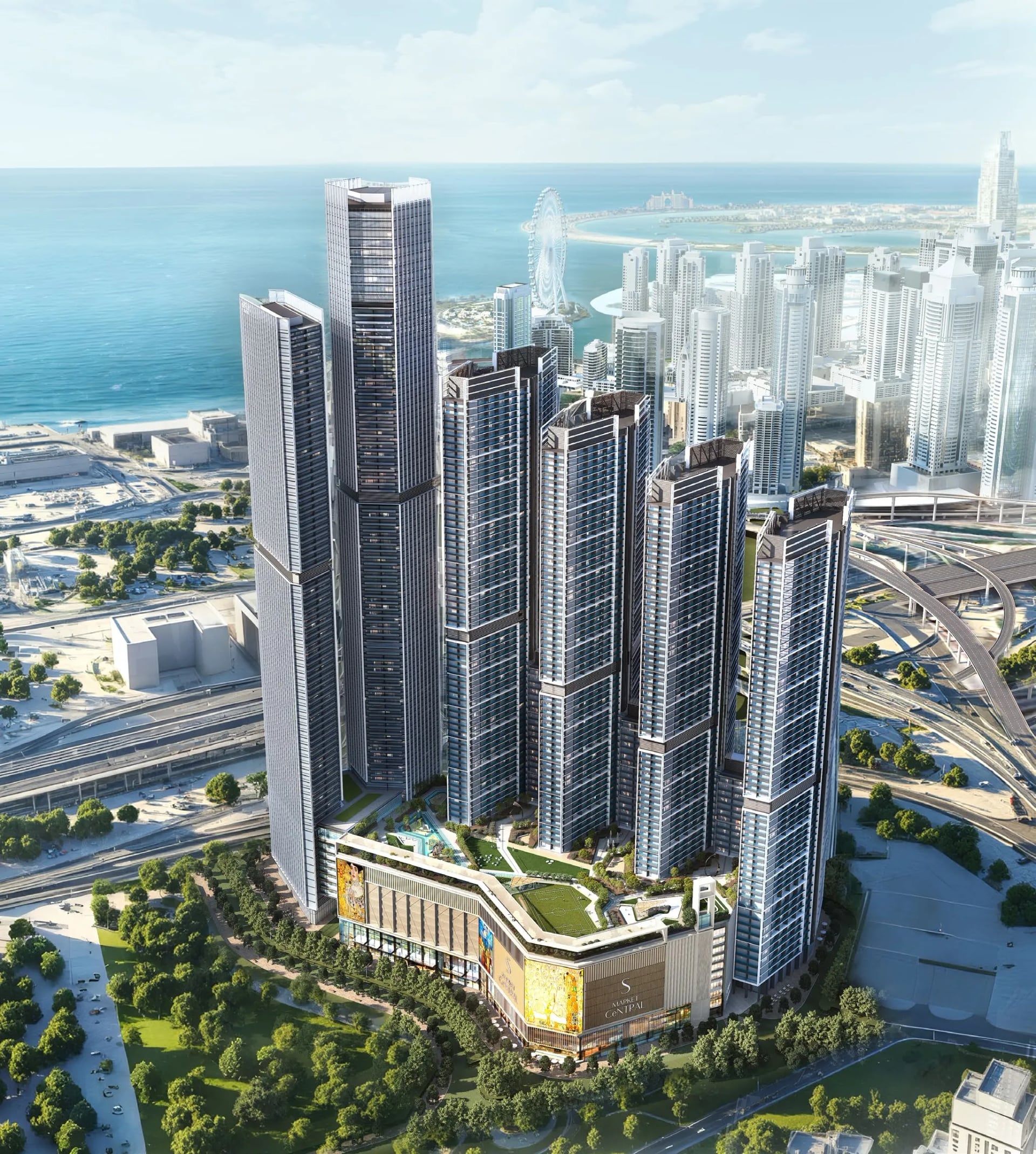 The Mirage at Sobha Central, image 1 of 4. Render supplied by developer.