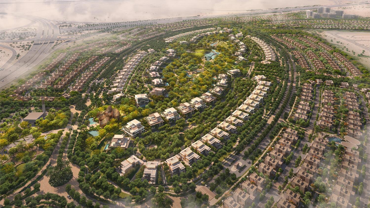 The Wilds by Aldar, Wadi Al Safa 3. Render supplied by developer.