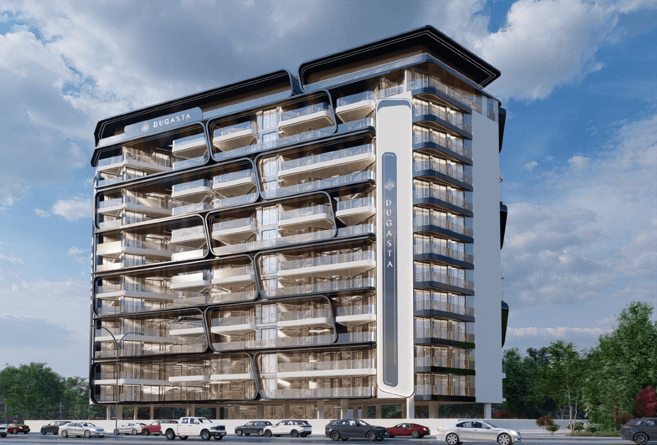 Terra Tower by Dugasta, Dubailand Residence Complex. Render supplied by developer.