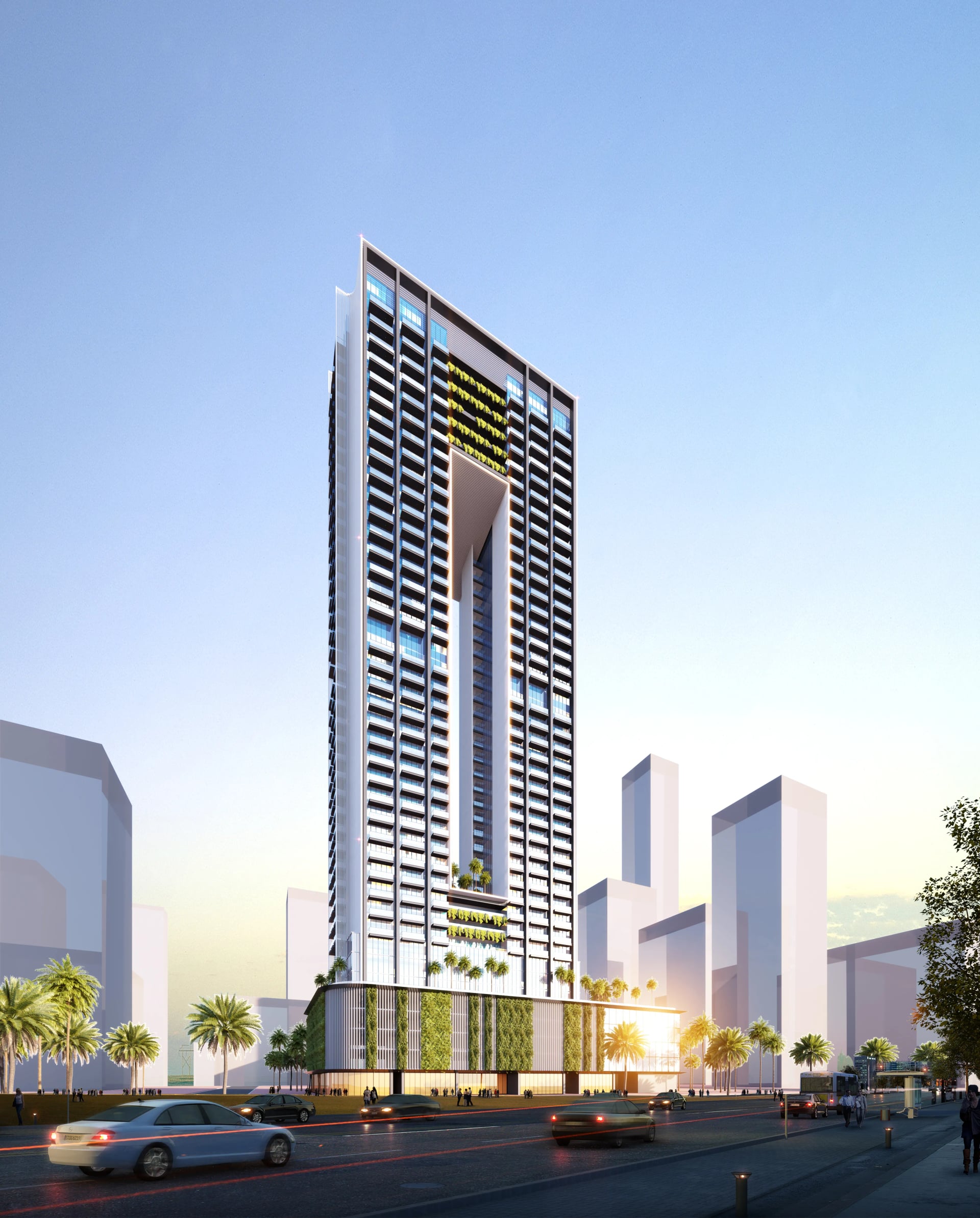 SkyGate Tower by Tiger, image 1 of 15. Render supplied by developer.