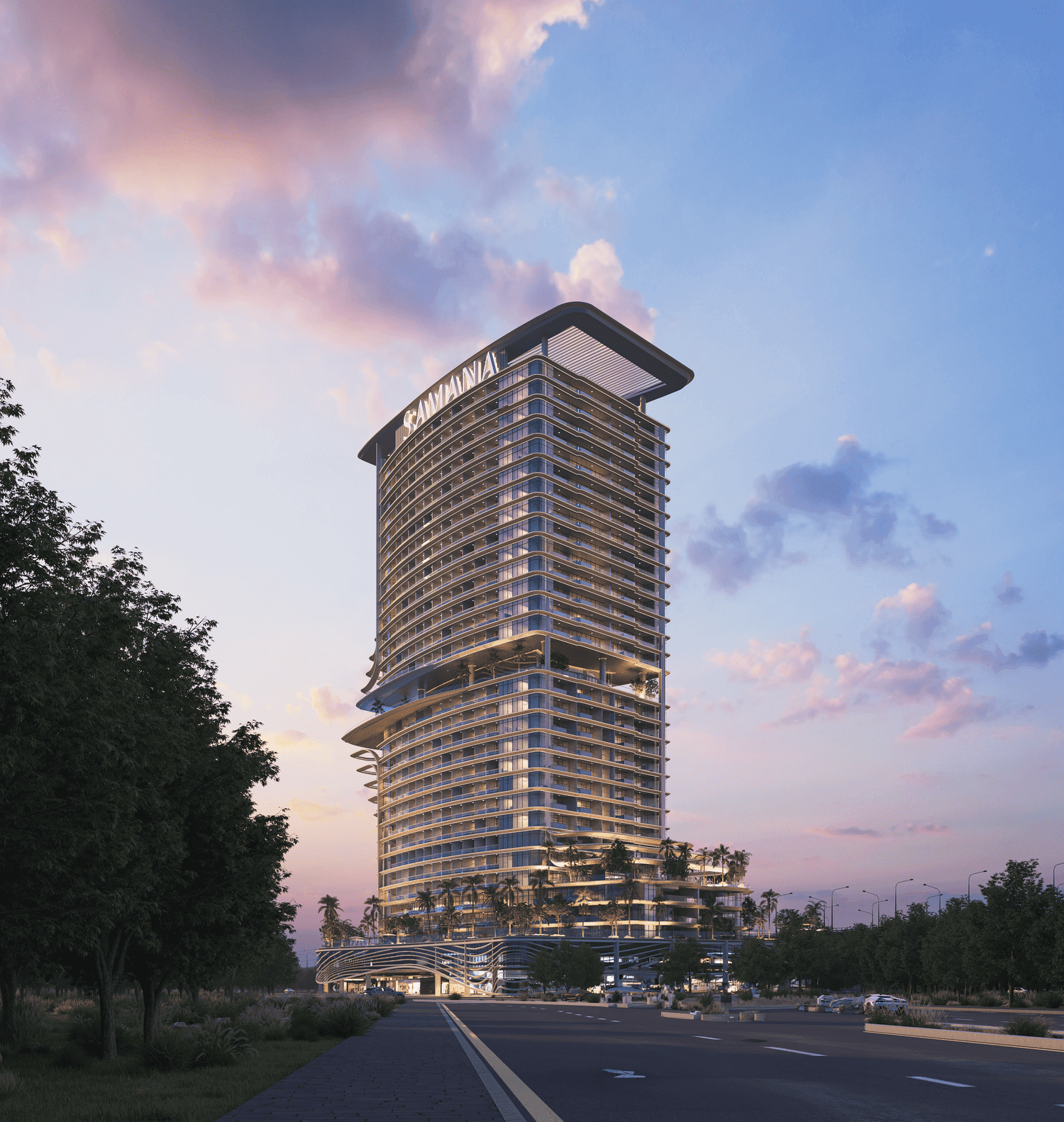 Samana Barari Heights, image 3 of 13. Render supplied by developer.