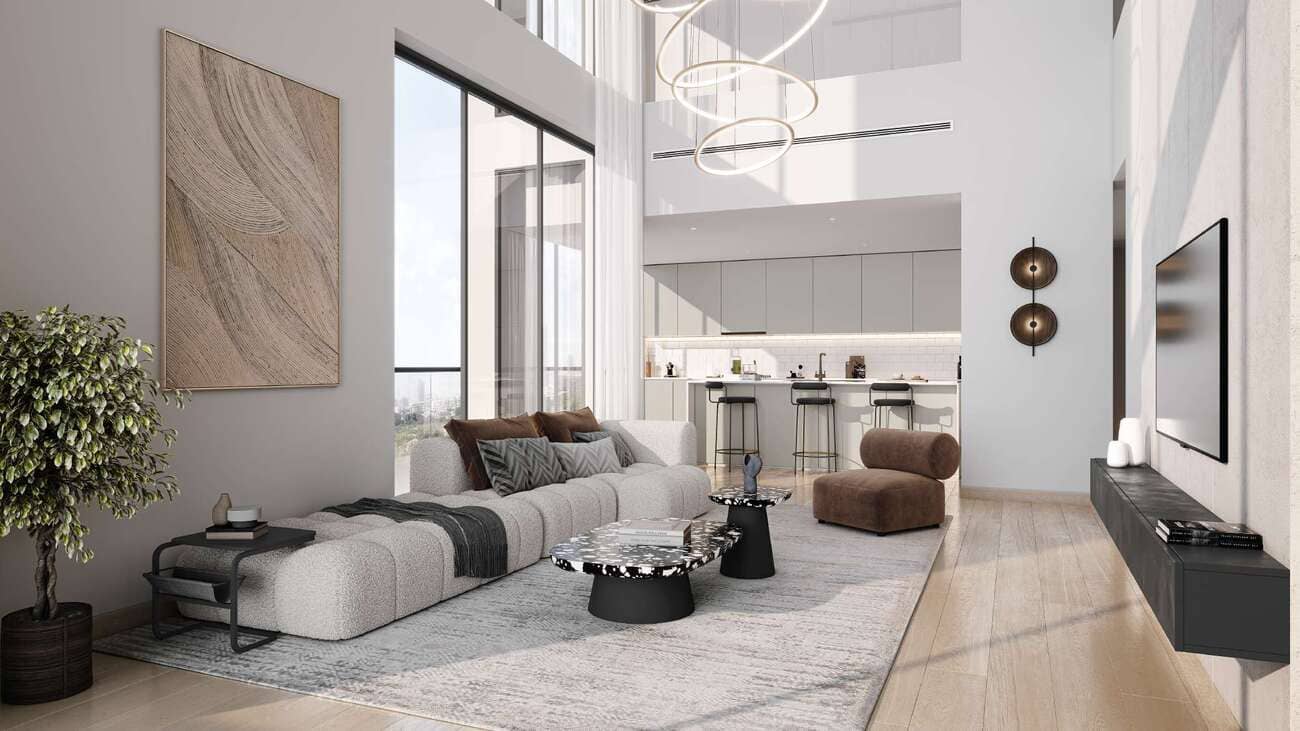 The Corner by Arabian Gulf Properties, image 4 of 10. Render supplied by developer.