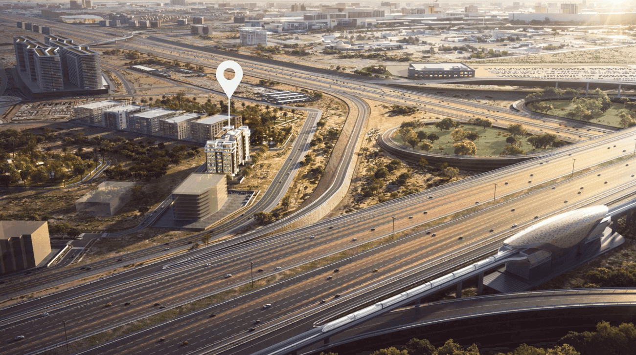 The Corner by Arabian Gulf Properties, image 9 of 10. Render supplied by developer.