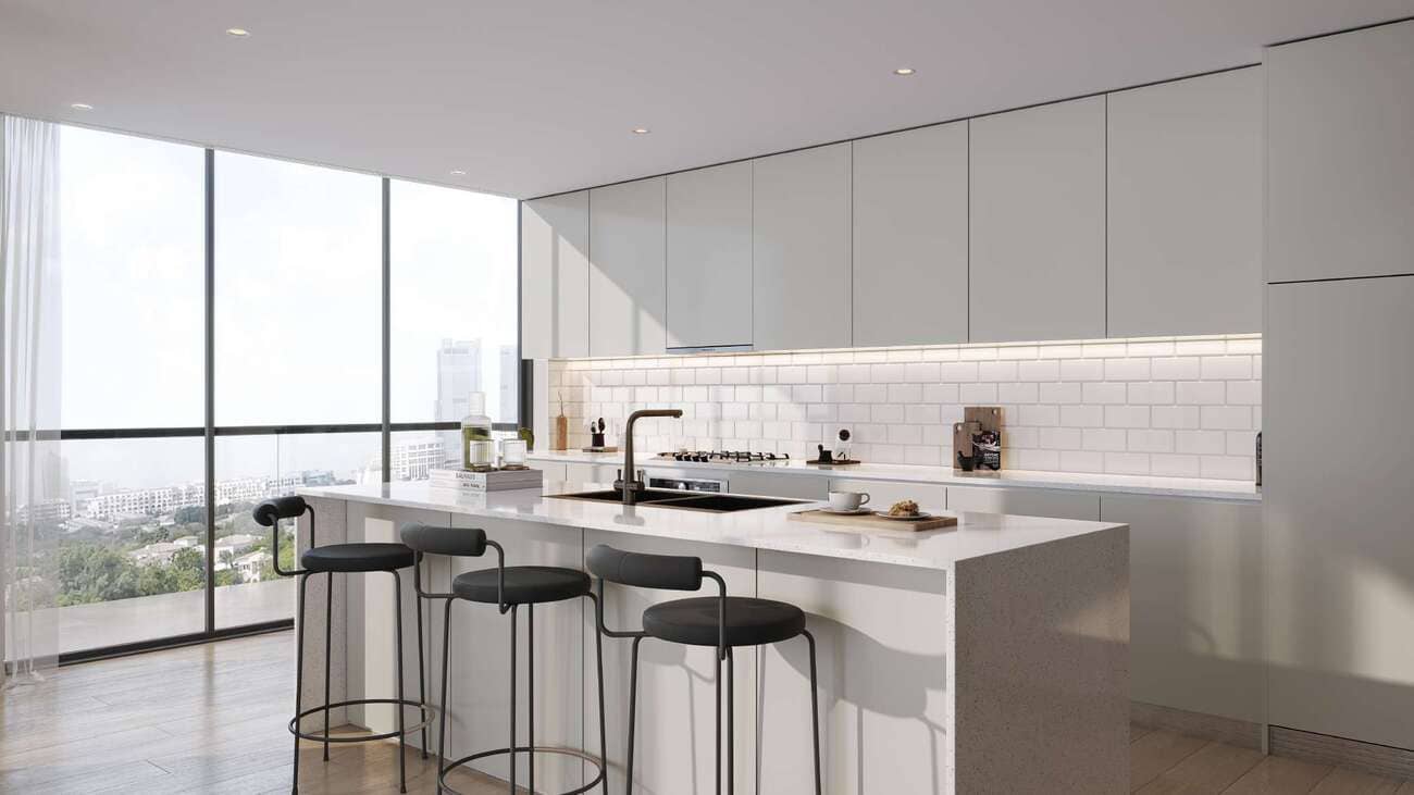 The Corner by Arabian Gulf Properties, image 7 of 10. Render supplied by developer.