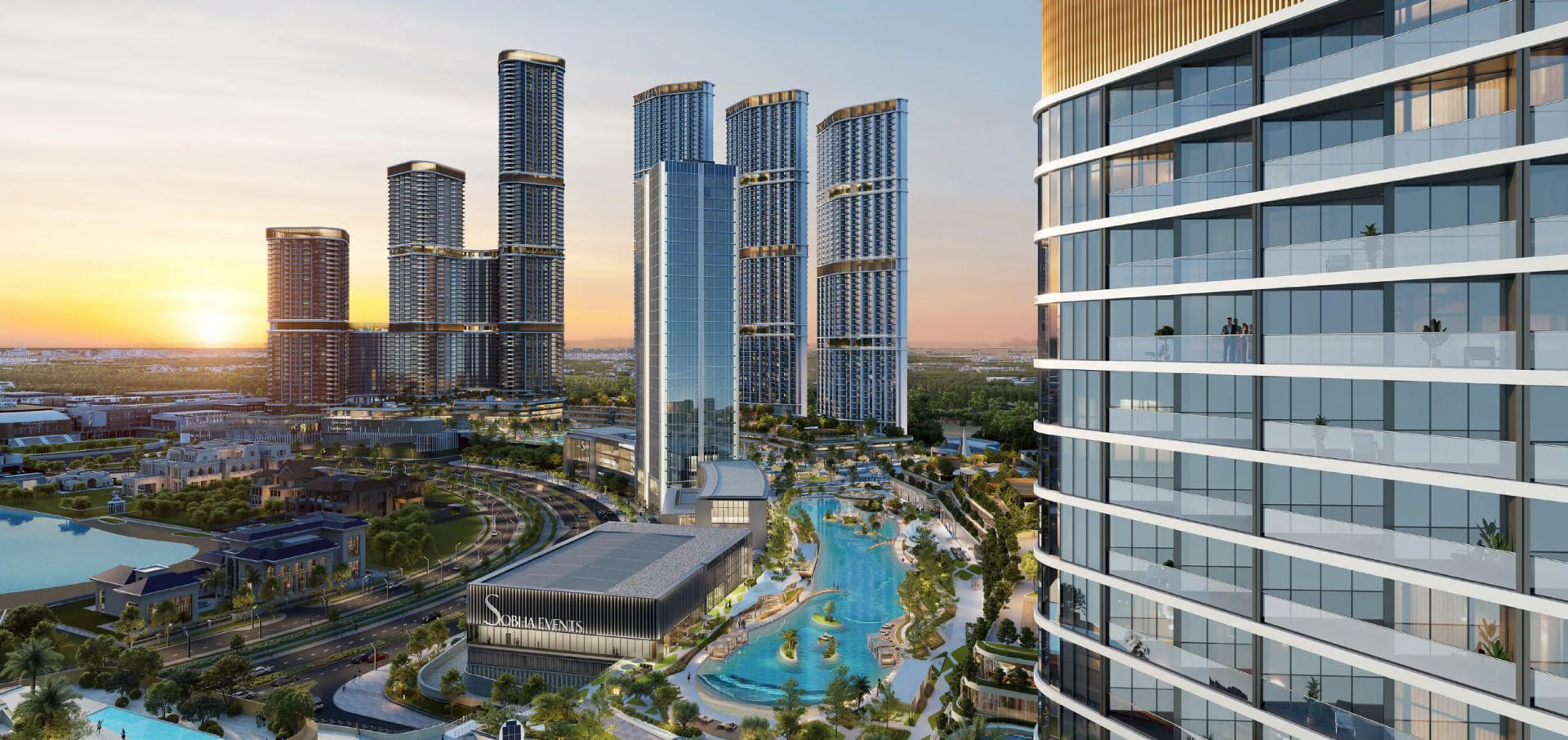 Skyvue Altier by Sobha, image 2 of 10. Render supplied by developer.