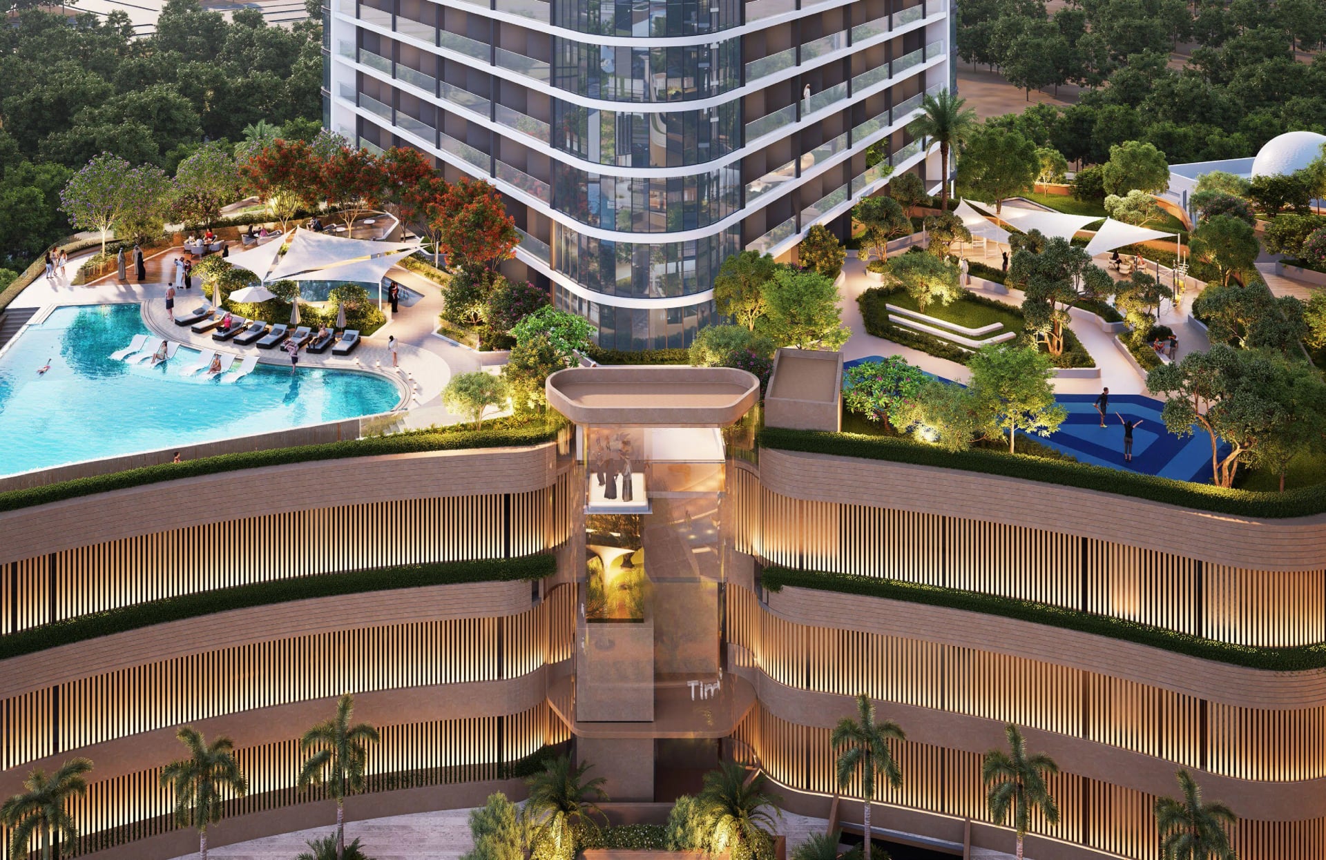 Skyvue Altier by Sobha, image 3 of 10. Render supplied by developer.