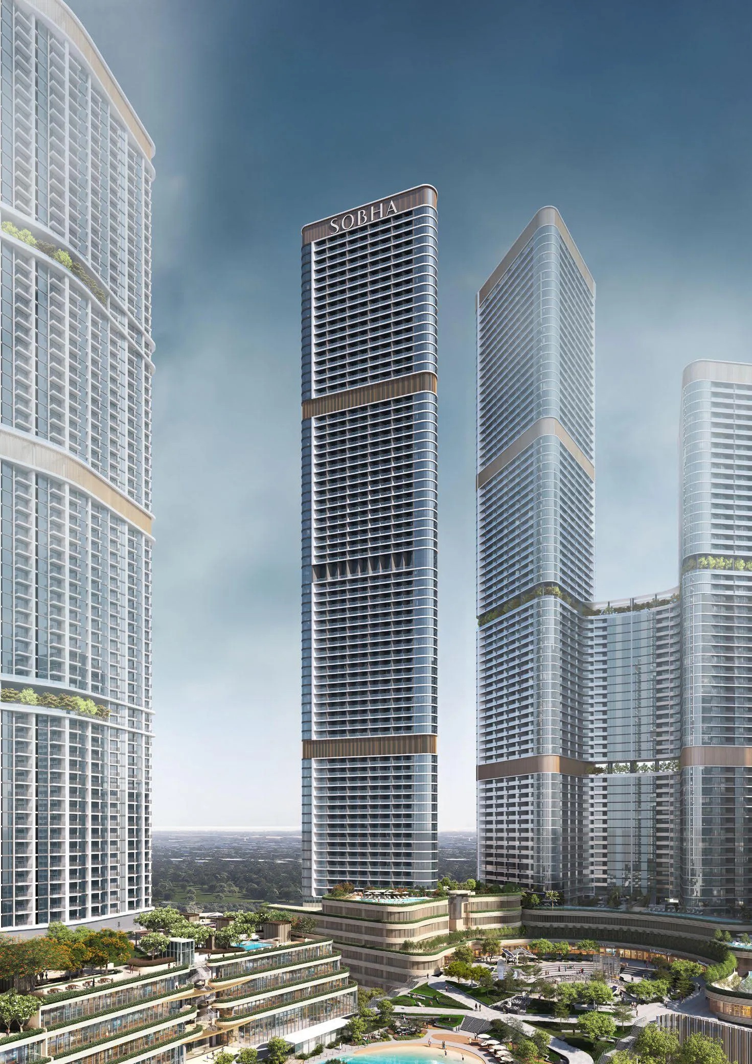 Skyvue Altier by Sobha, image 4 of 10. Render supplied by developer.