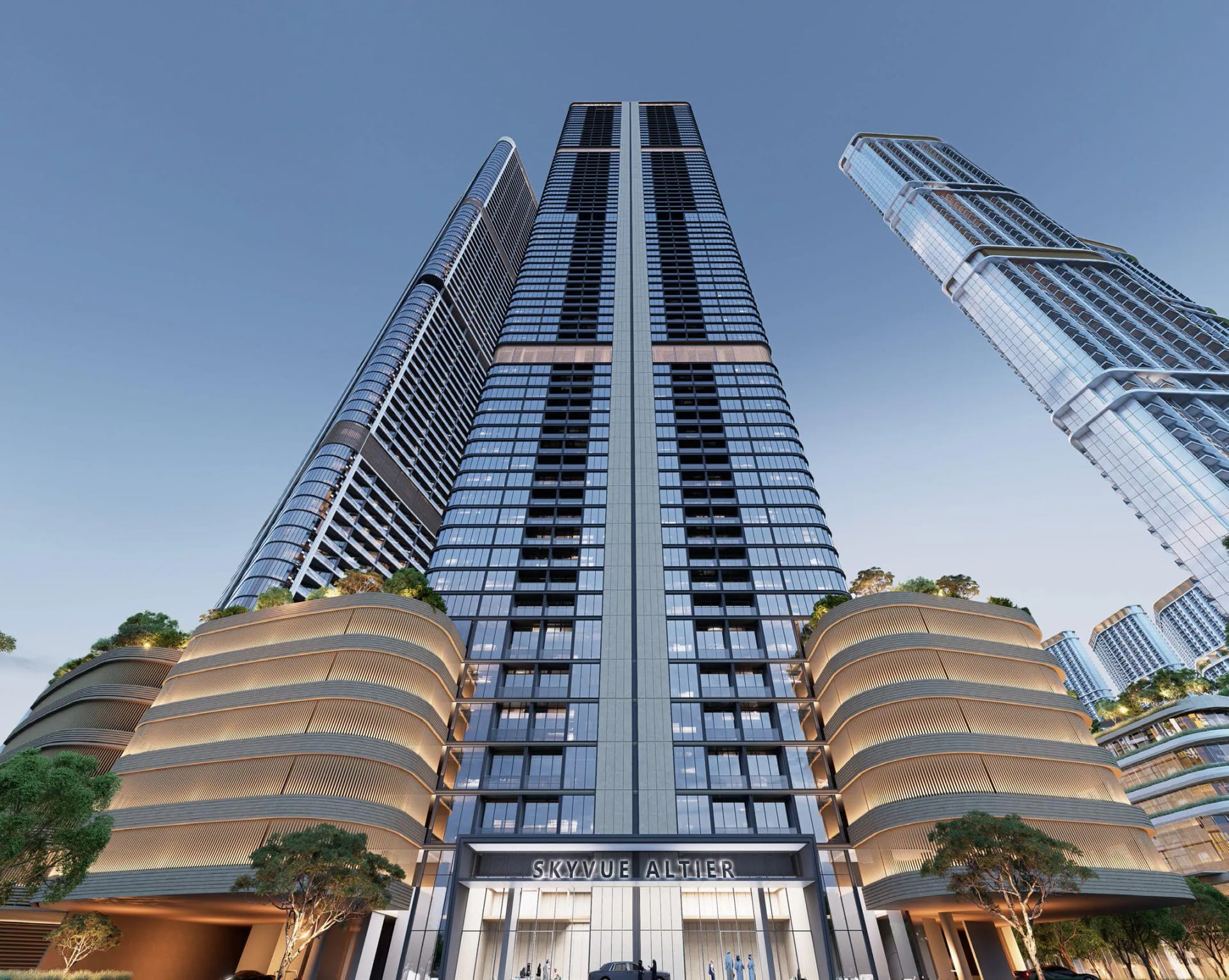 Skyvue Altier by Sobha, image 5 of 10. Render supplied by developer.