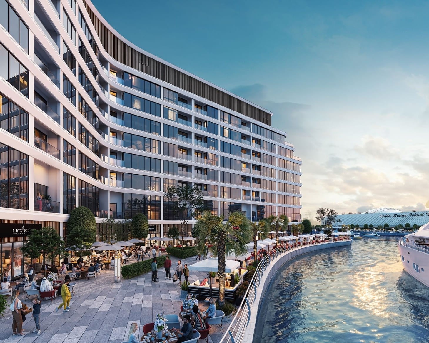 Bayfront Marina Residences by Sobha, image 2 of 7. Render supplied by developer.