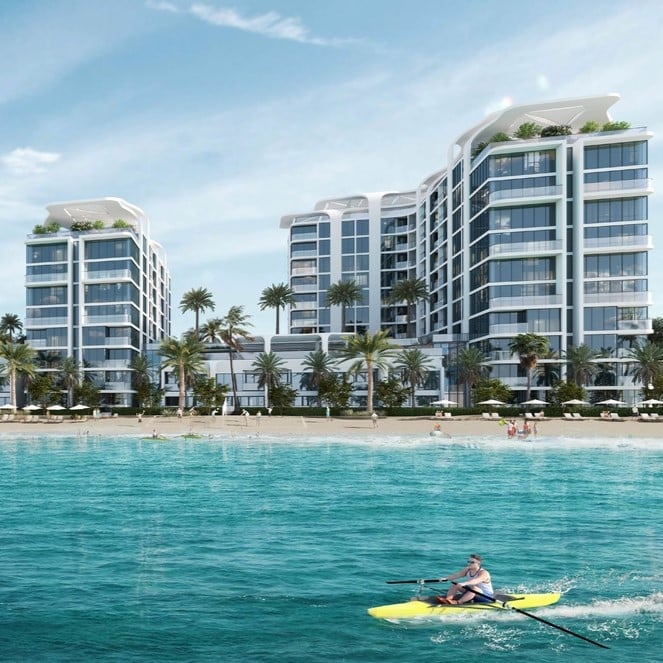 Florine Beach Residences by Sobha, image 2 of 5. Render supplied by developer.