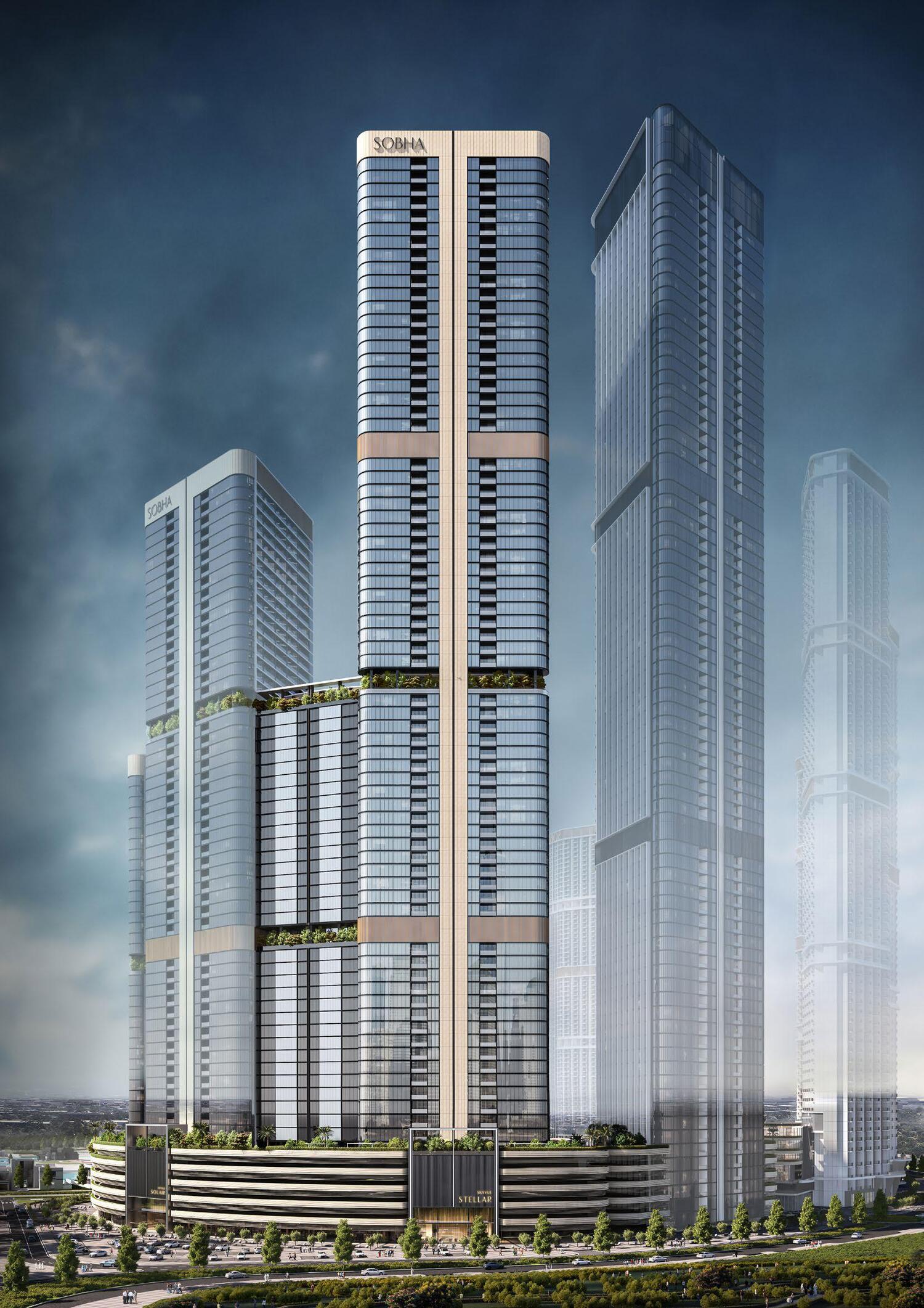 Skyvue Stellar by Sobha, image 1 of 10. Render supplied by developer.