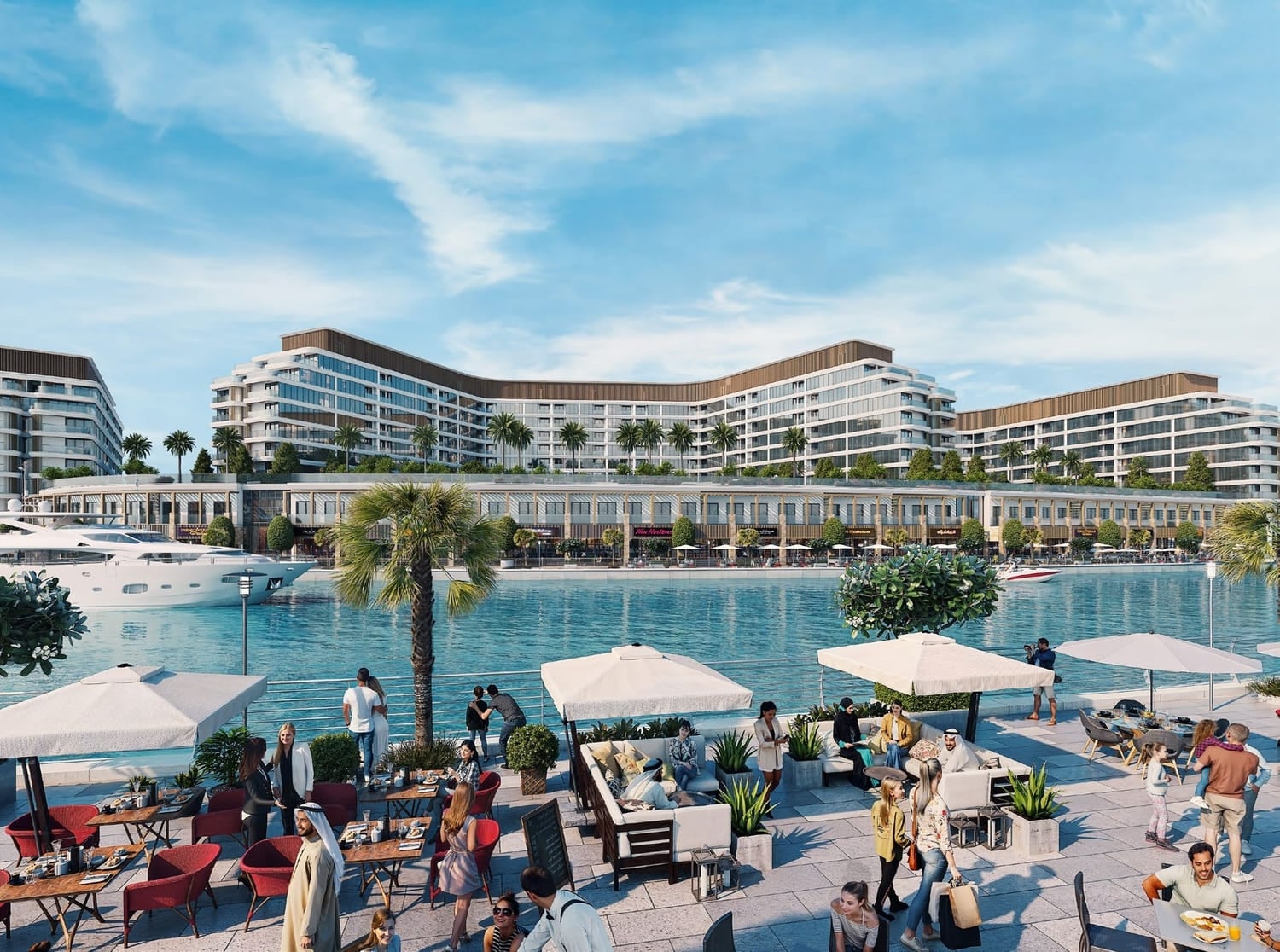 Bayfront Marina Residences by Sobha, image 3 of 7. Render supplied by developer.
