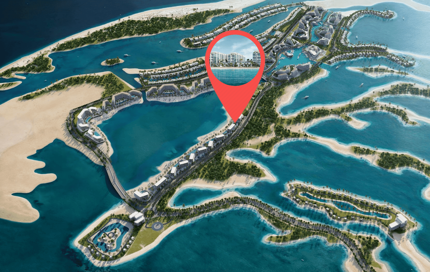 Florine Beach Residences by Sobha, image 5 of 5. Render supplied by developer.