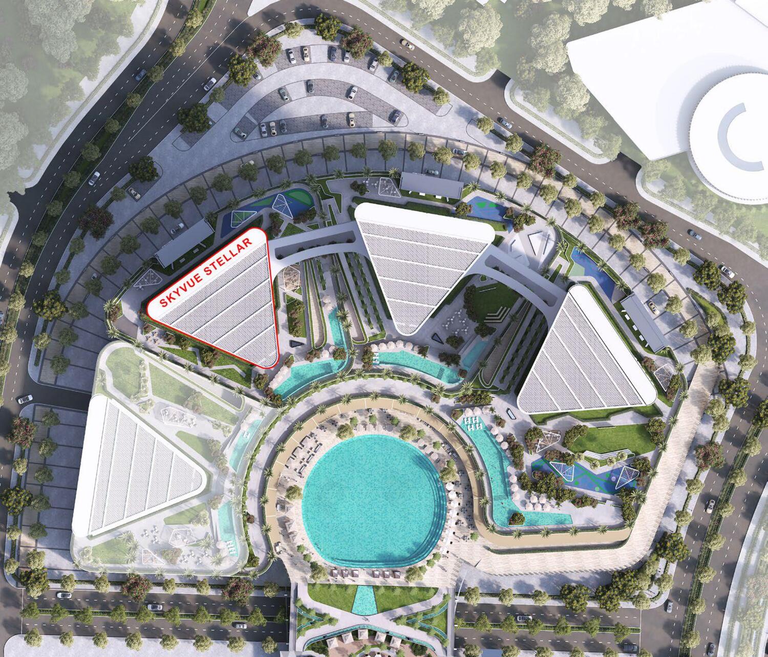 Skyvue Stellar by Sobha, image 9 of 10. Render supplied by developer.
