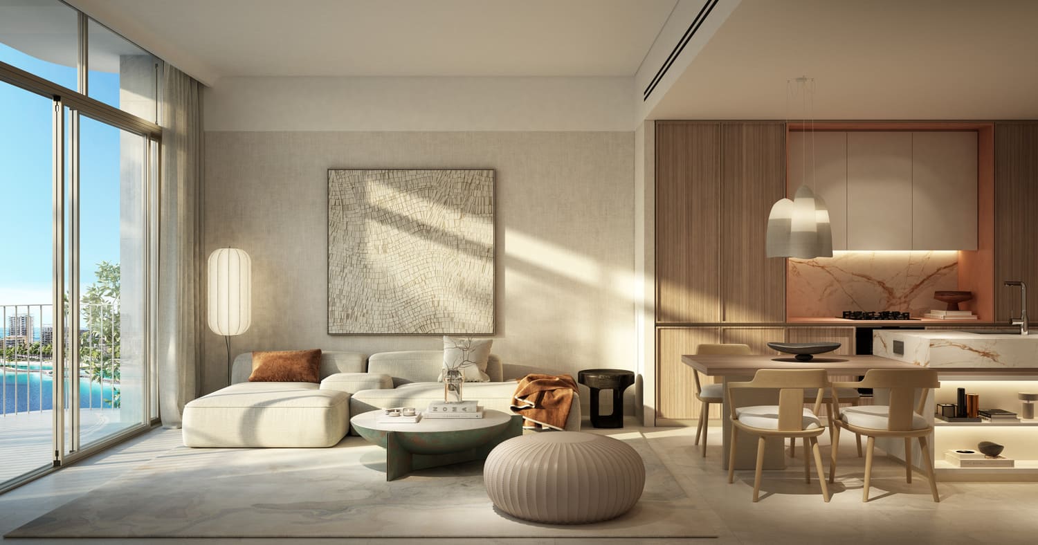 Bay Grove Residences Phase 4 by Nakheel, image 8 of 24. Render supplied by developer.