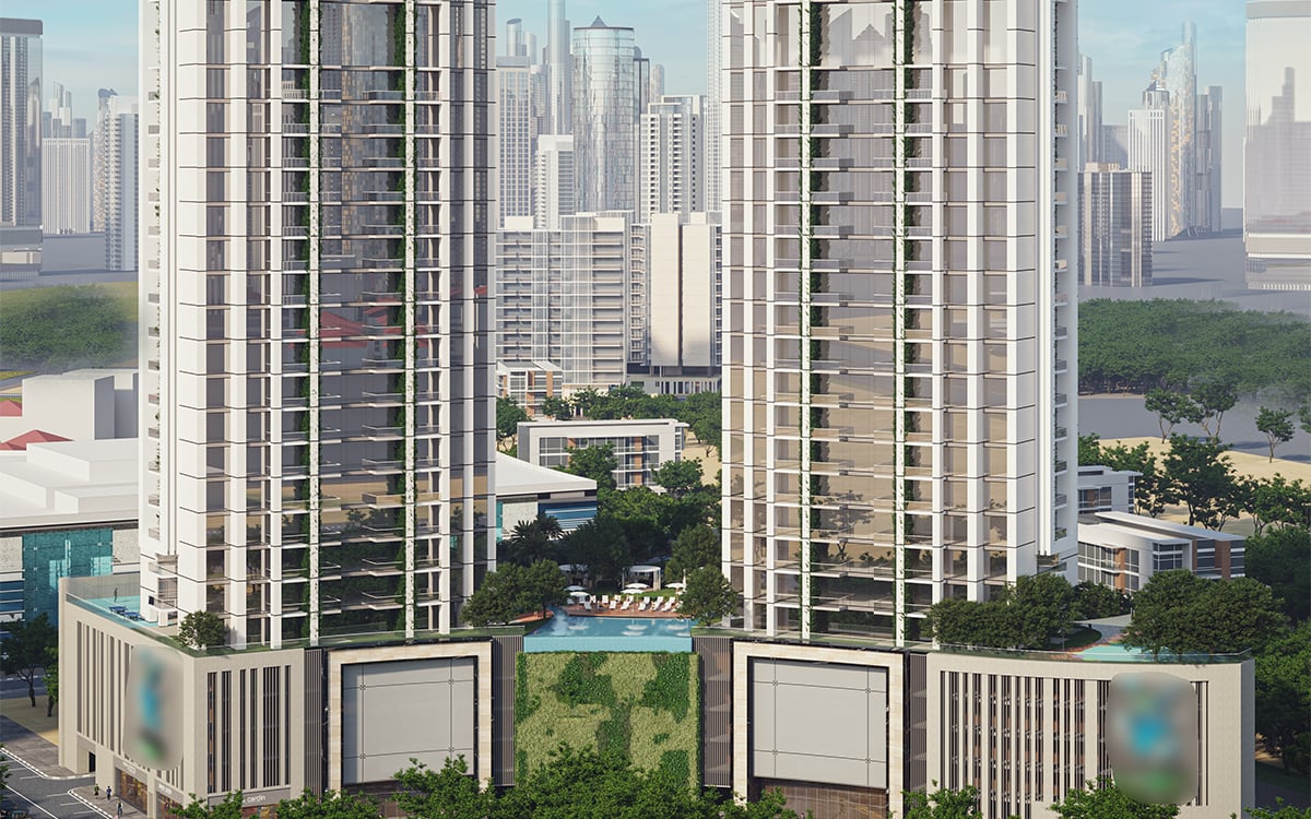 Maimoon Gardens by Fakhruddin Properties, image 2 of 6. Render supplied by developer.