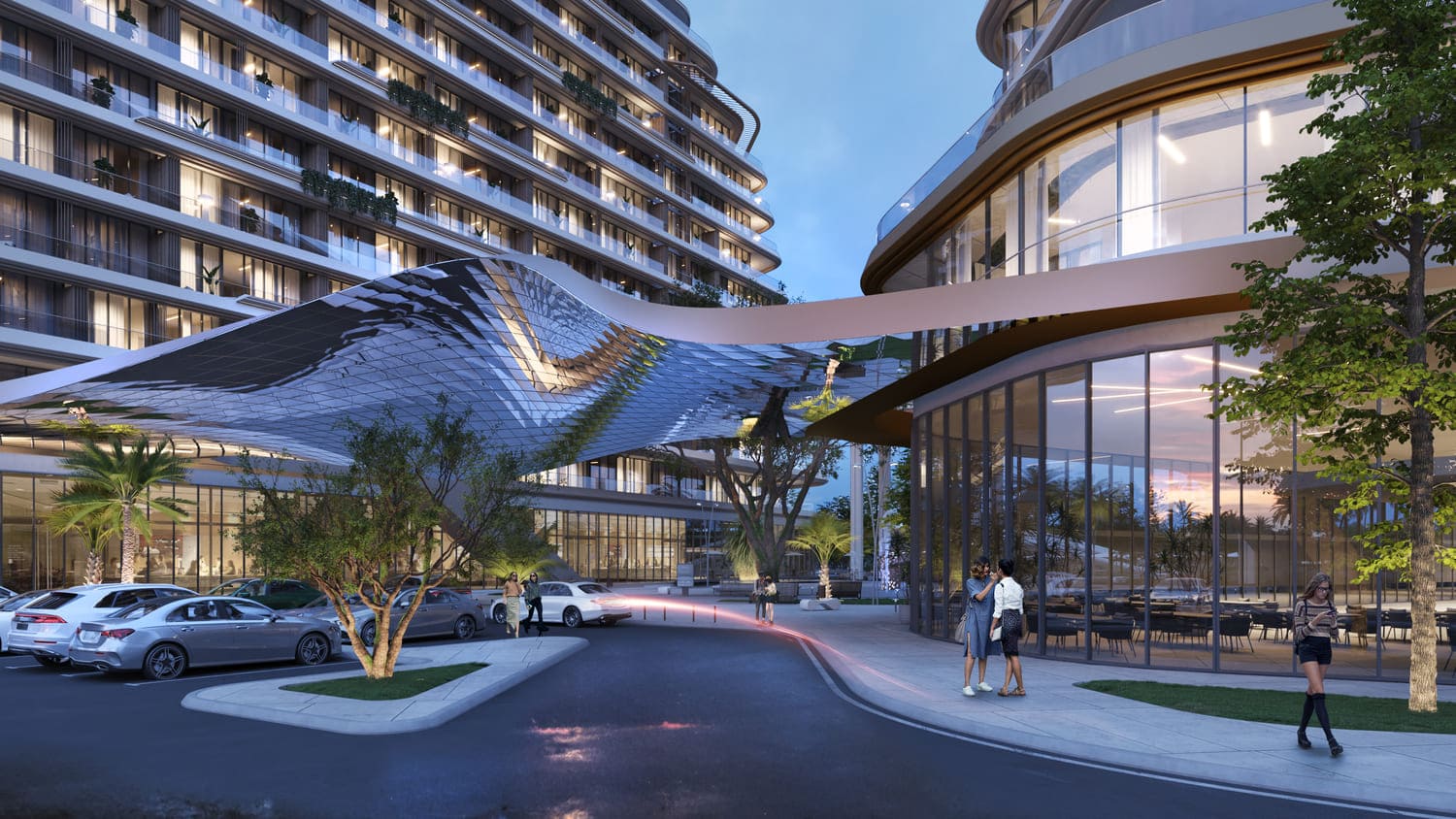 Quattro Del Mar by RAK Properties, image 1 of 10. Render supplied by developer.