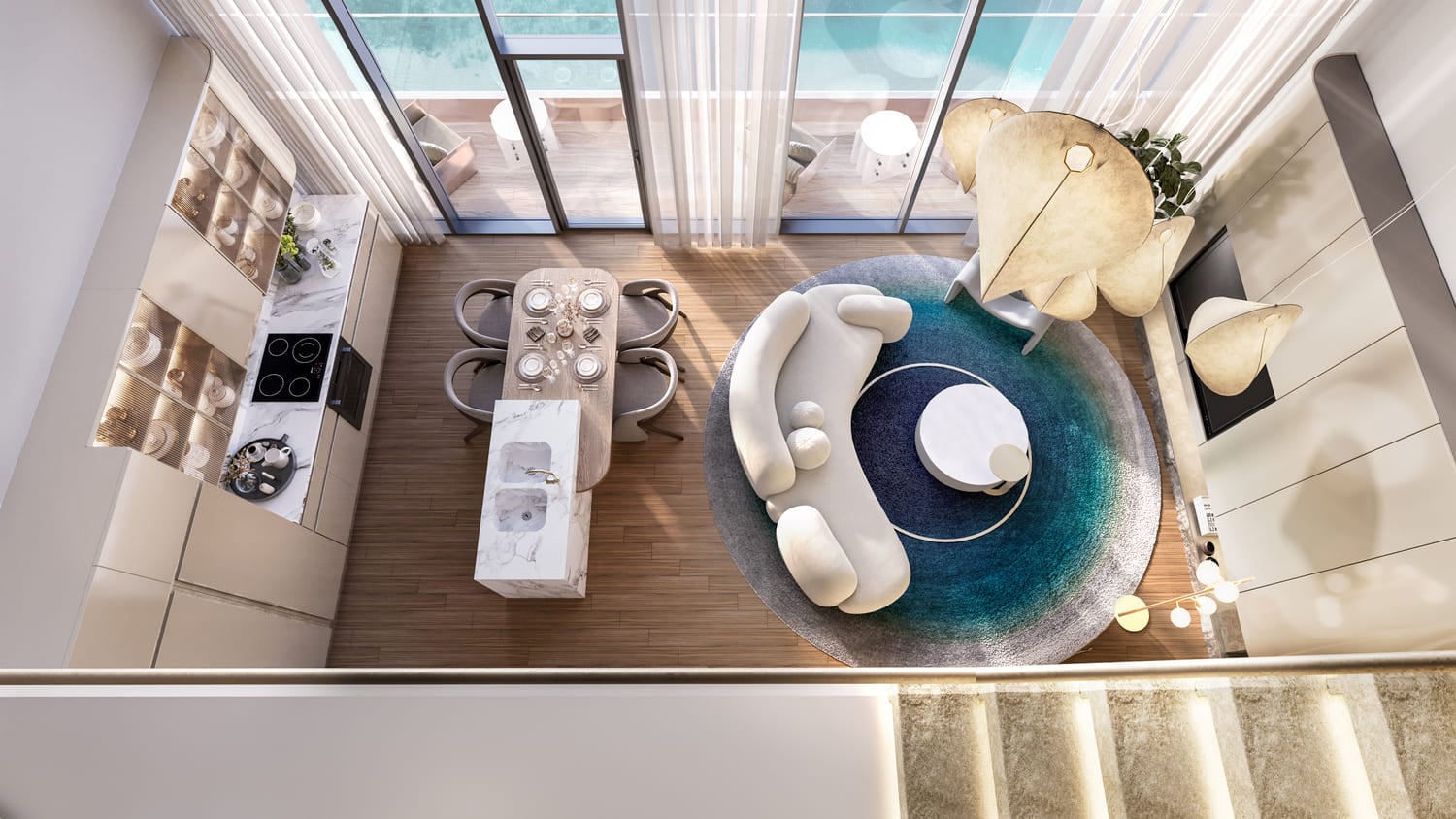 Quattro Del Mar by RAK Properties, image 7 of 10. Render supplied by developer.