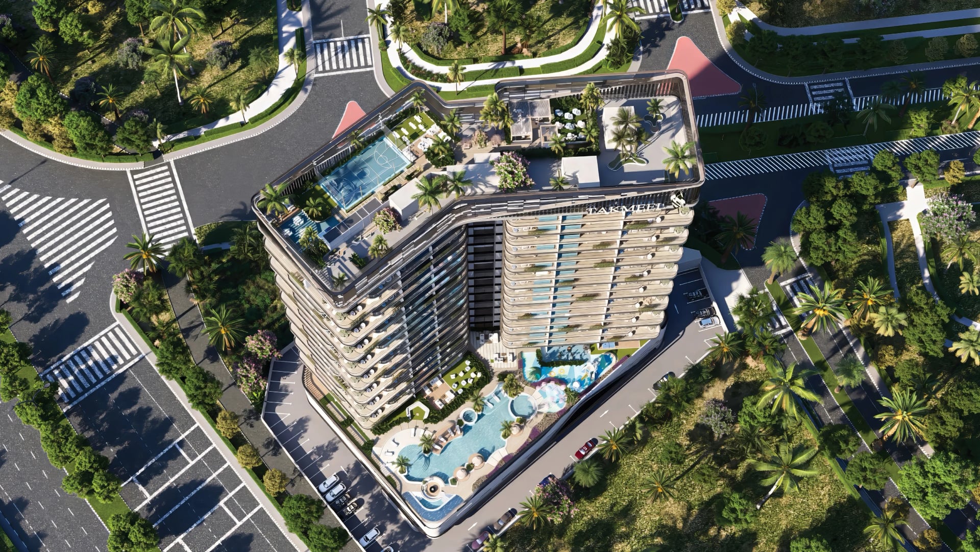 Divine Al Barari by Takmeel Real Estate Development, image 2 of 18. Render supplied by developer.