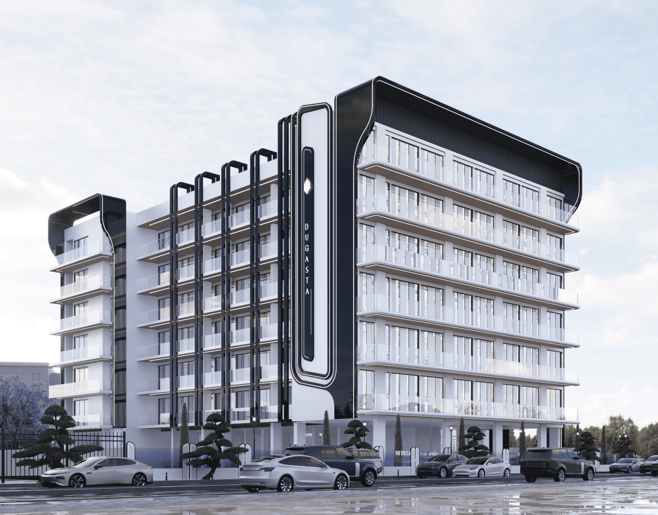 Al Haseen Residences 3 by Dugasta, image 1 of 7. Render supplied by developer.
