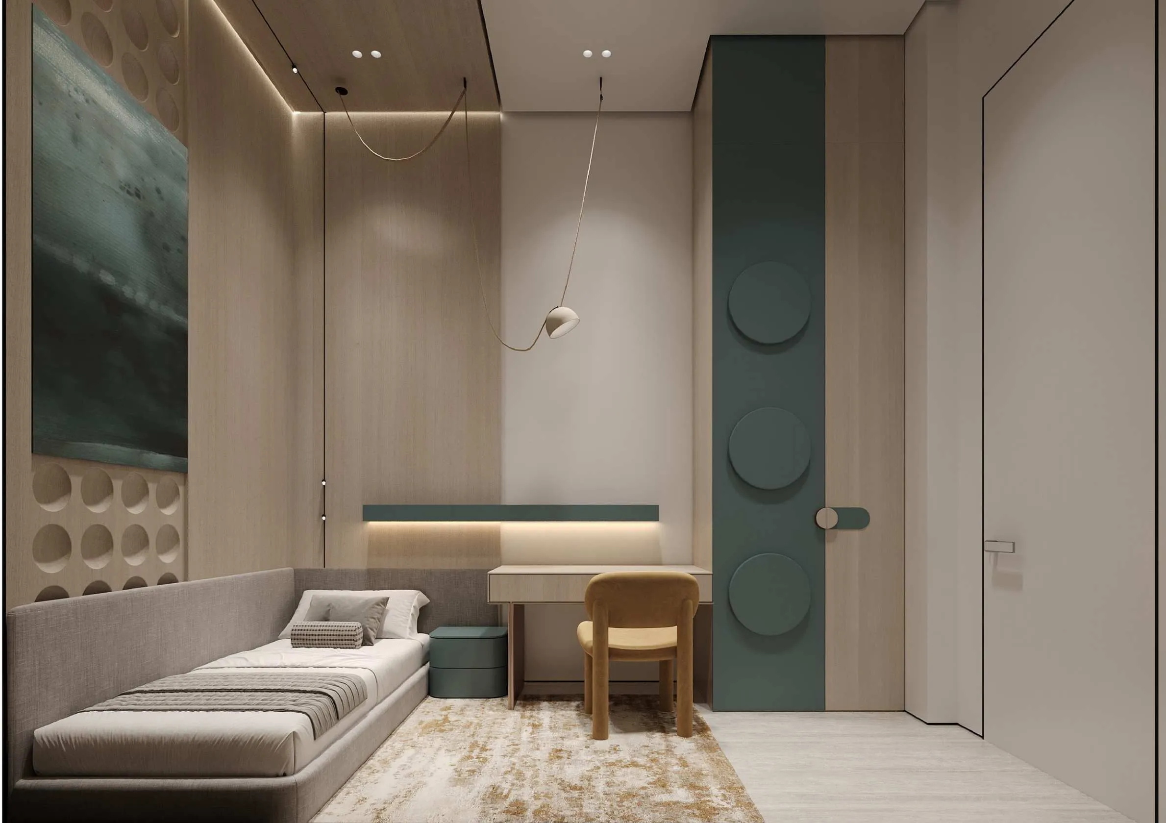 368 Park Ln. by Tabeer, image 8 of 16. Render supplied by developer.