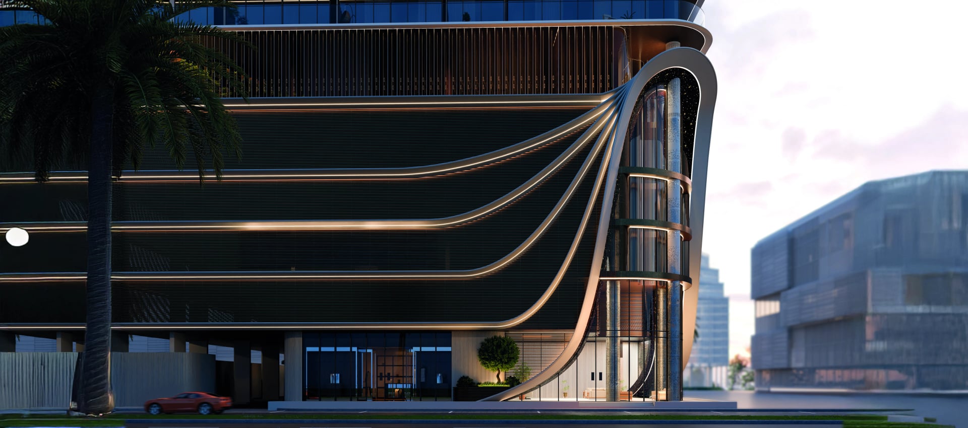 368 Park Ln. by Tabeer, image 5 of 16. Render supplied by developer.