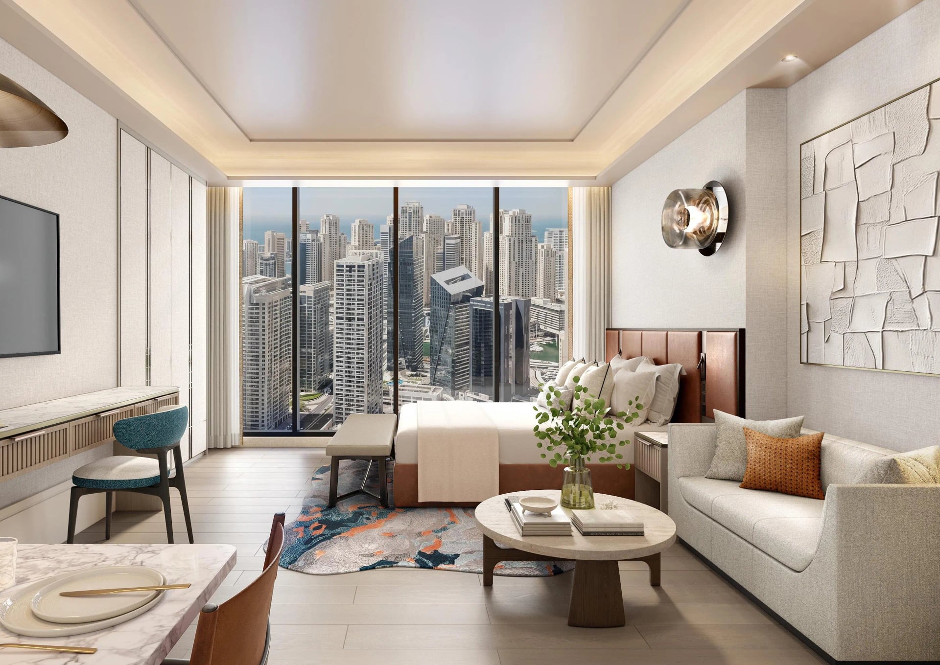 Hilton Residences Dubai JLT by Emirates Developments, image 11 of 23. Render supplied by developer.