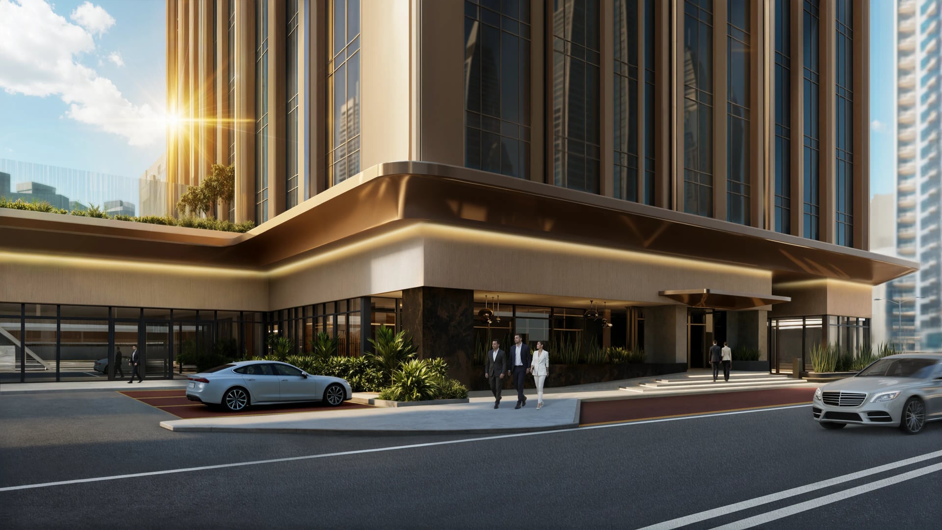 Hilton Residences Dubai JLT by Emirates Developments, image 2 of 23. Render supplied by developer.