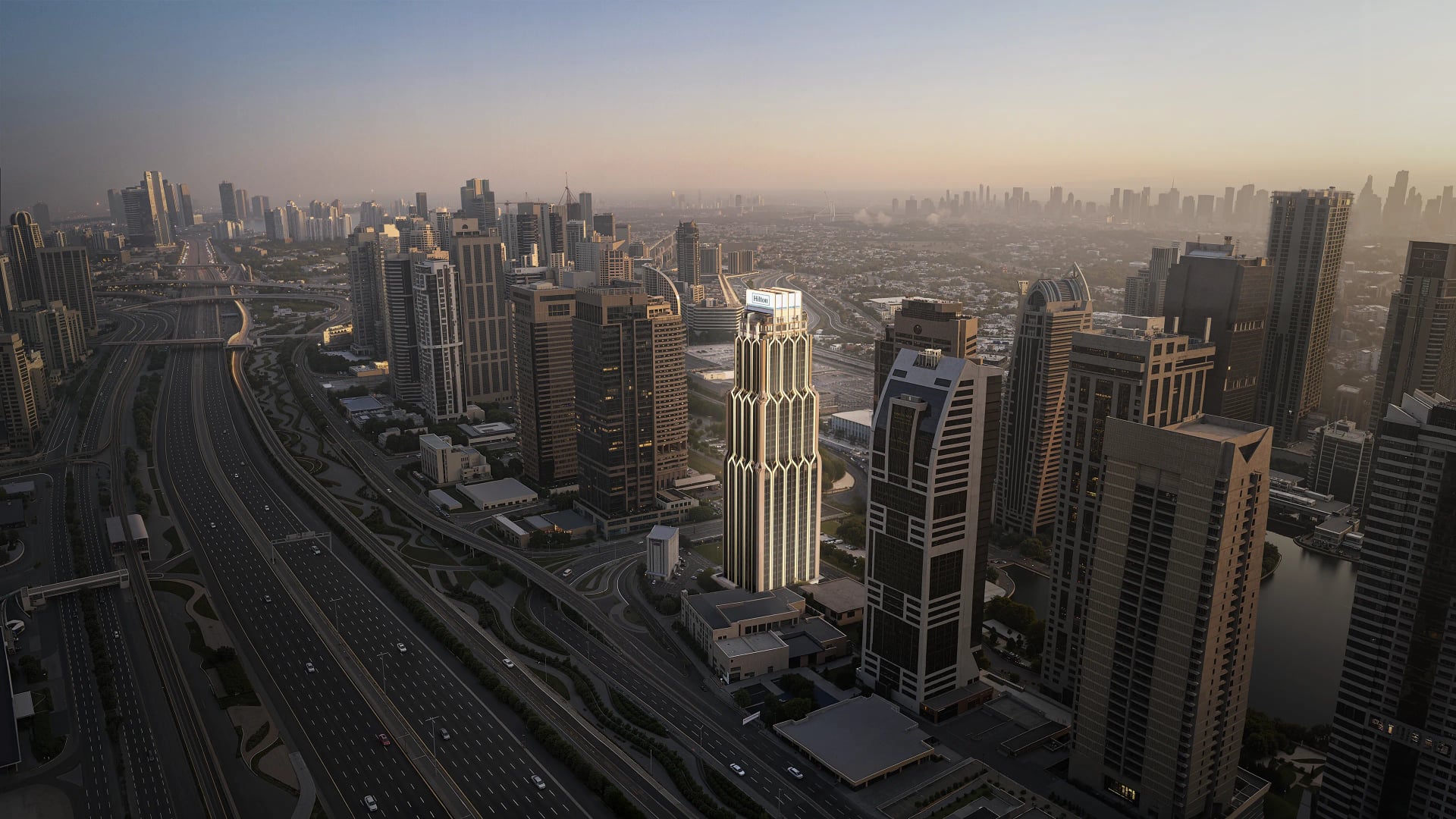 Hilton Residences Dubai JLT by Emirates Developments, image 6 of 23. Render supplied by developer.