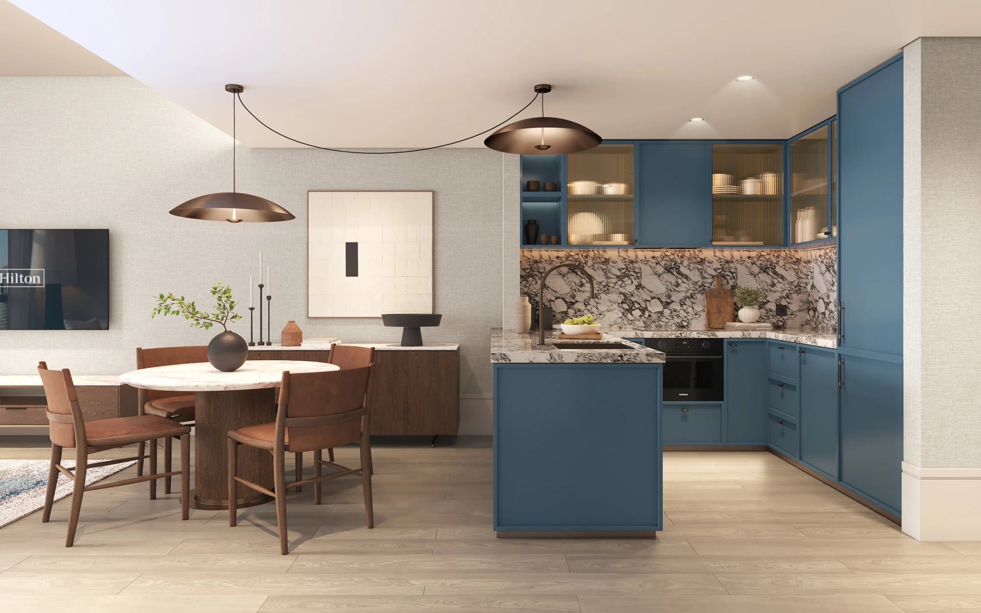 Hilton Residences Dubai JLT by Emirates Developments, image 13 of 23. Render supplied by developer.