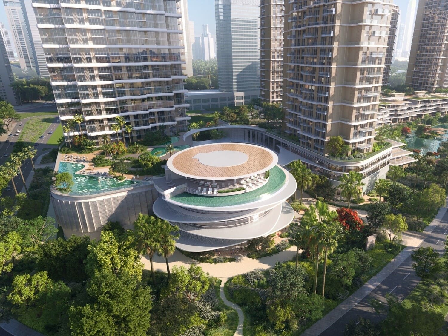 Serenia District West Residence by Palma Holding, image 4 of 7. Render supplied by developer.