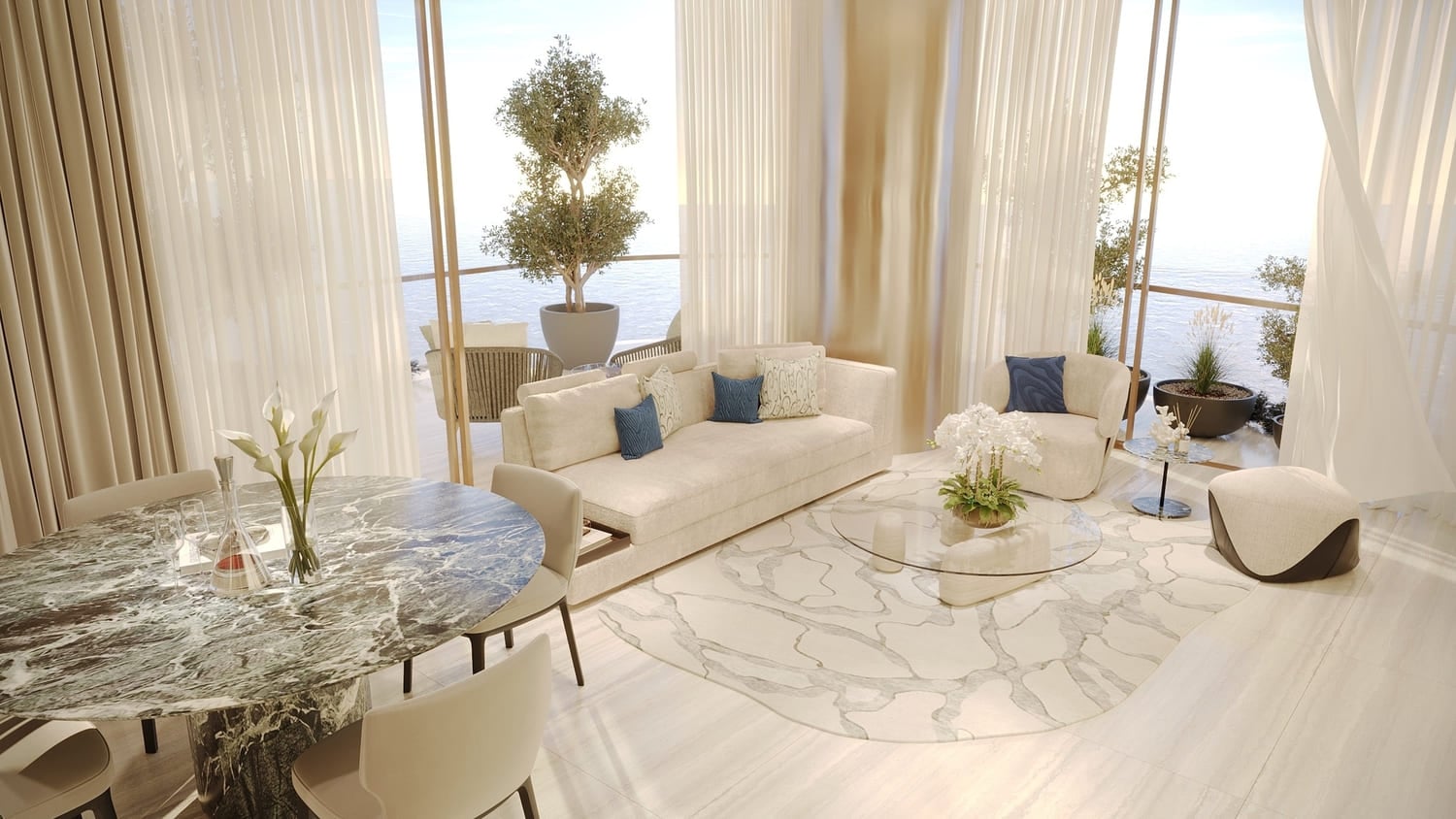 Treppan Serenique Residences by Fakhruddin Properties, image 1 of 9. Render supplied by developer.