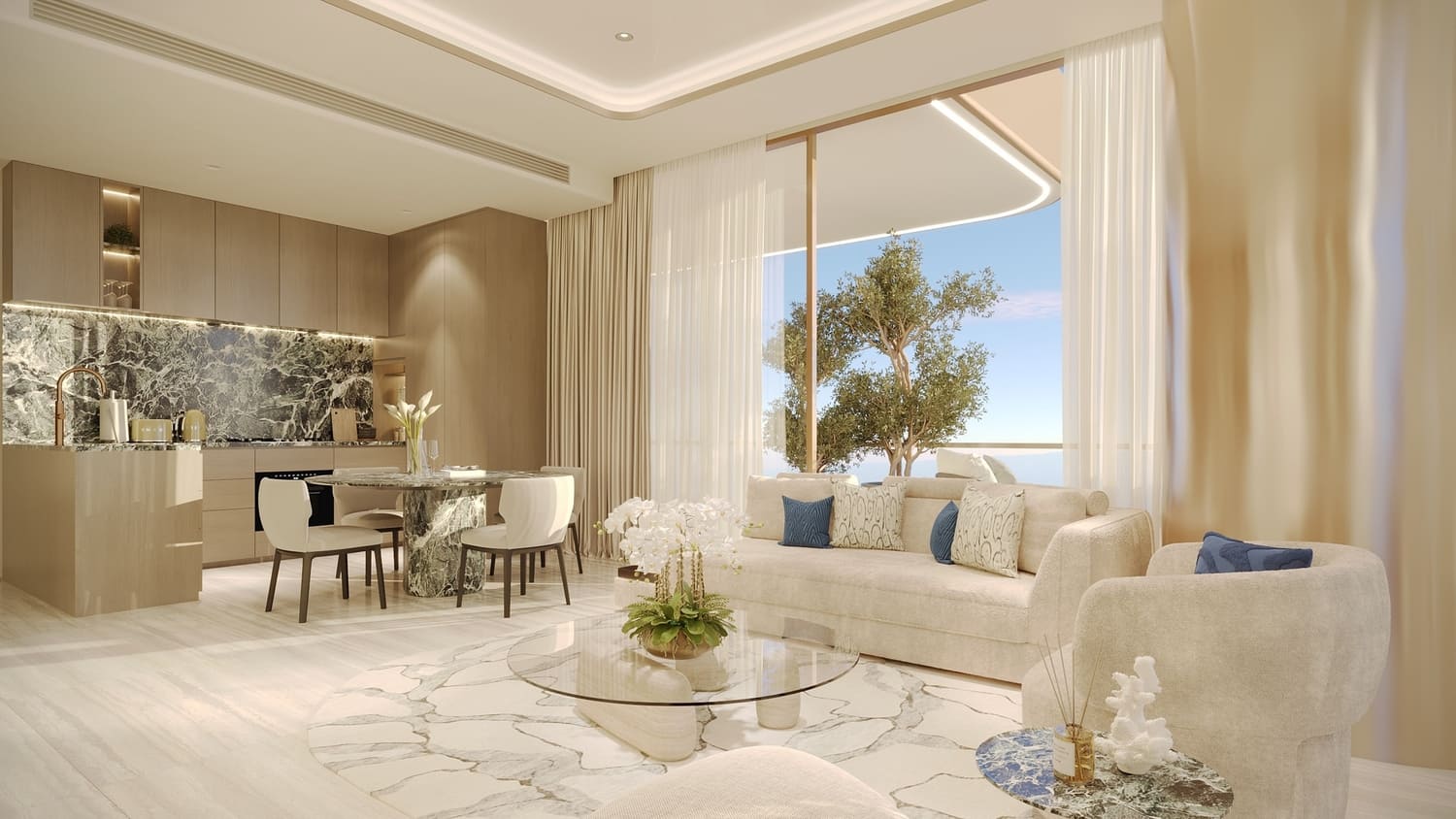Treppan Serenique Residences by Fakhruddin Properties, image 4 of 9. Render supplied by developer.
