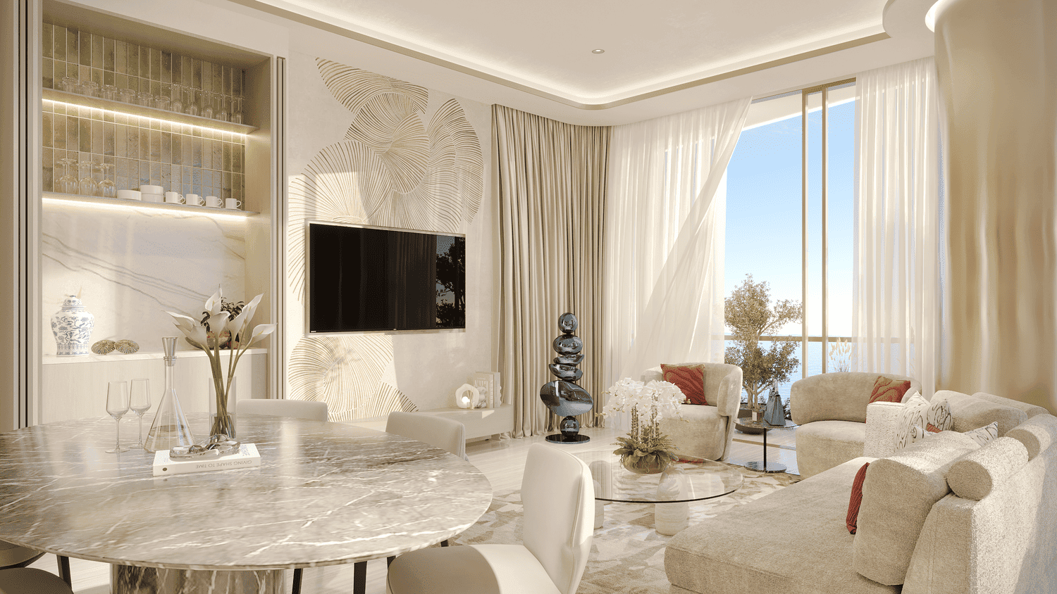Treppan Serenique Residences by Fakhruddin Properties, image 6 of 9. Render supplied by developer.