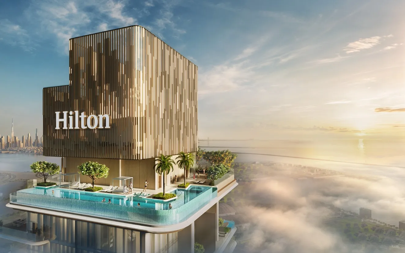 Hilton Residences by Prestige One, image 1 of 18. Render supplied by developer.